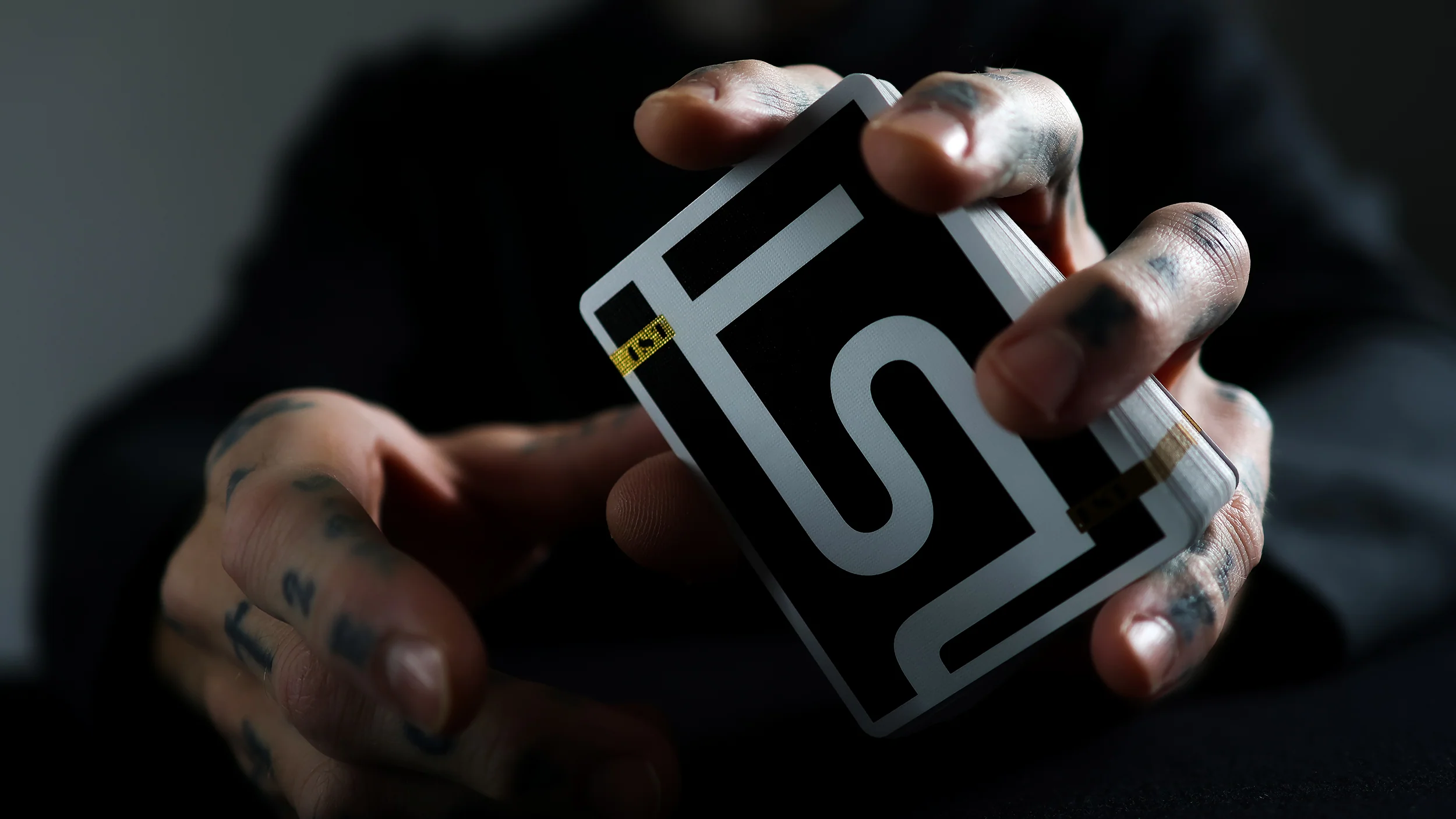 1ST Playing Cards V6 Black - Image 12