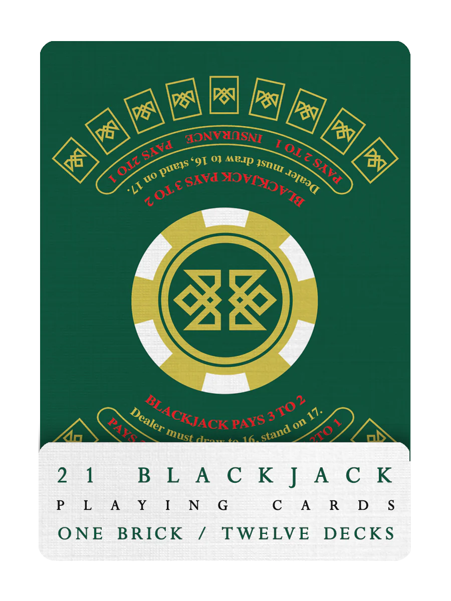 21 BLACKJACK Playing Cards - Image 84
