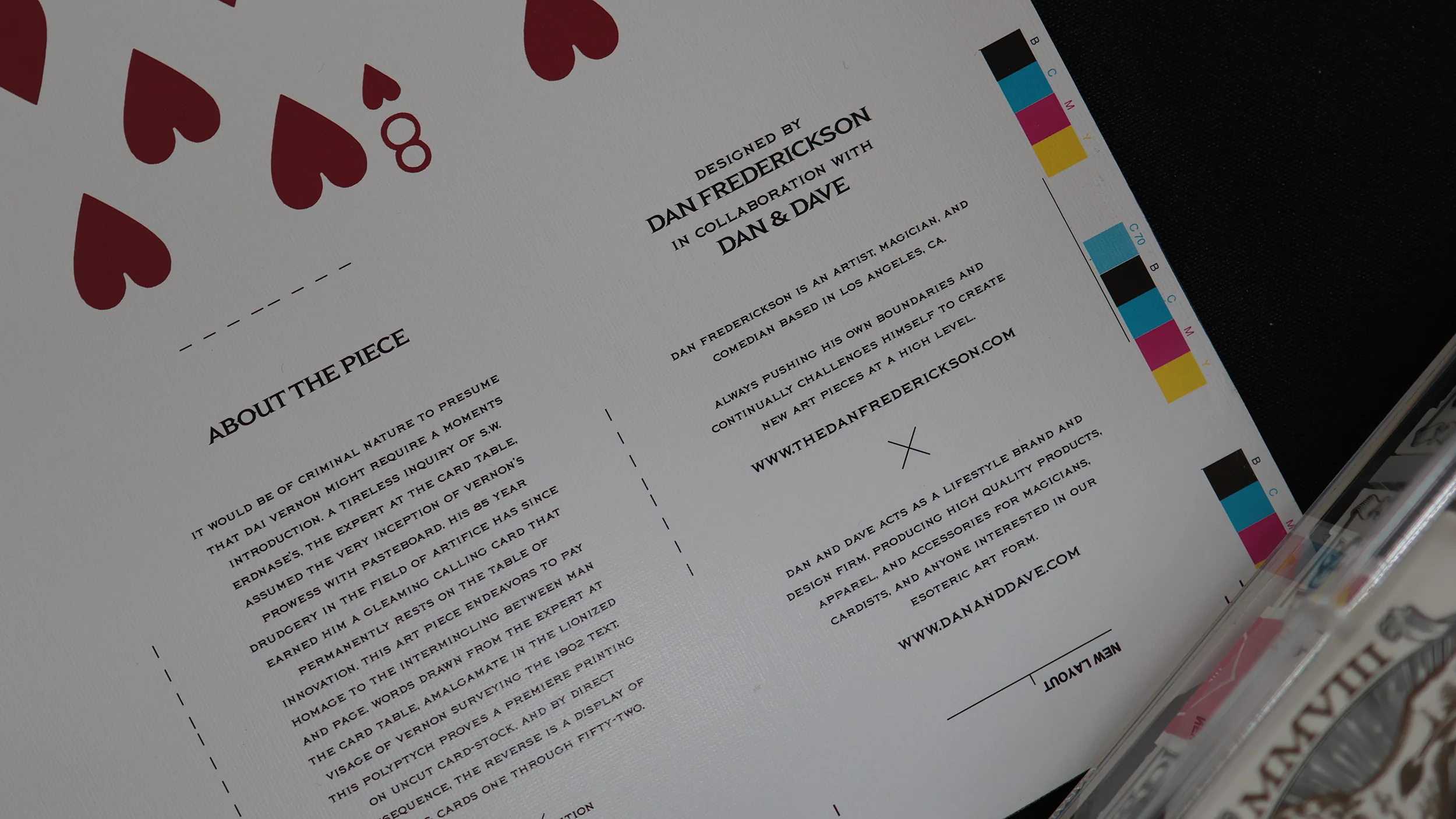A TRIBUTE TO VERNON Playing Cards & Uncut Sheet By DAN & DAVE - Image 10