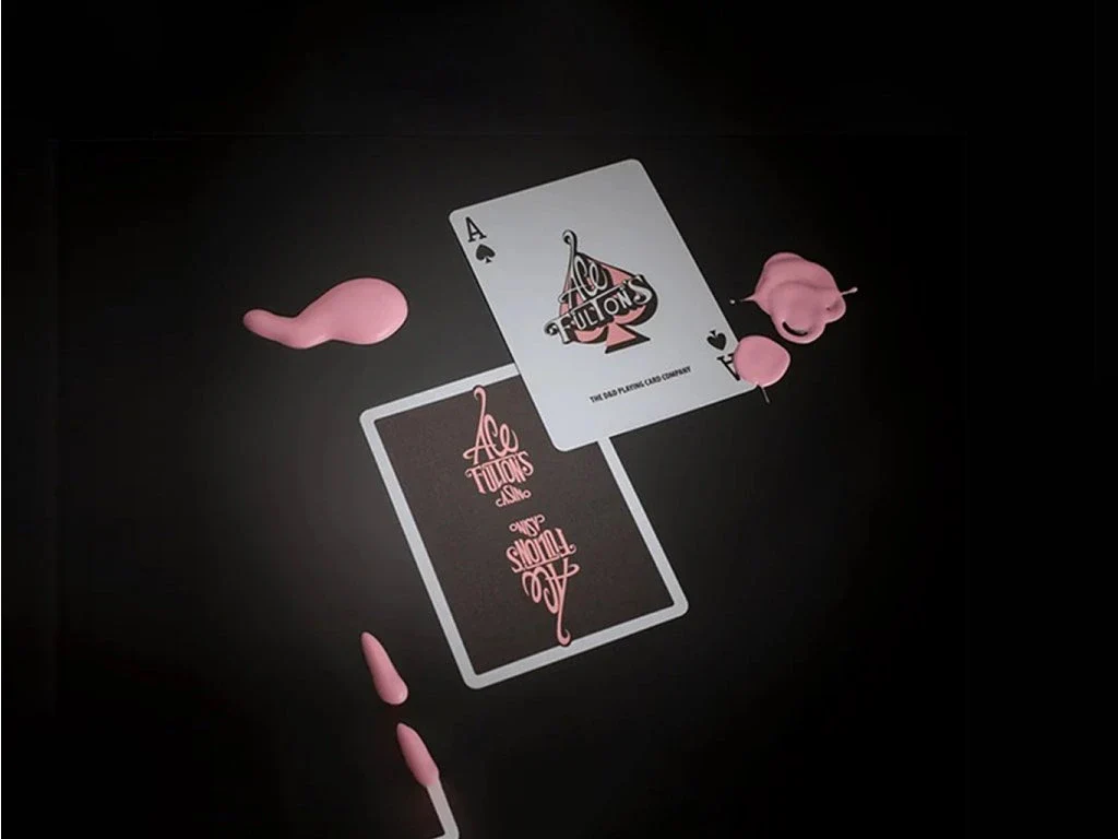 ACE FULTONS Playing Cards BLACK / PINK - Image 4