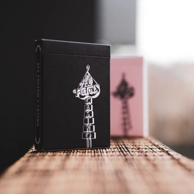 ACE FULTONS Playing Cards BLACK / PINK - Image 5