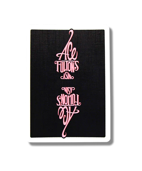 ACE FULTONS Playing Cards BLACK / PINK - Image 8