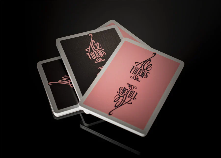 ACE FULTONS Playing Cards PINK - Image 3