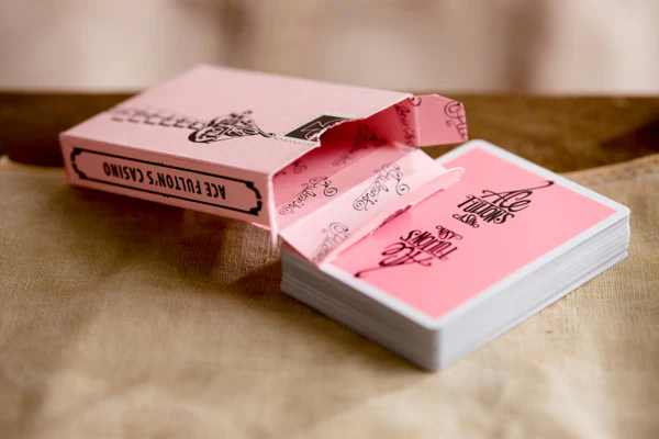 ACE FULTONS Playing Cards PINK - Image 4