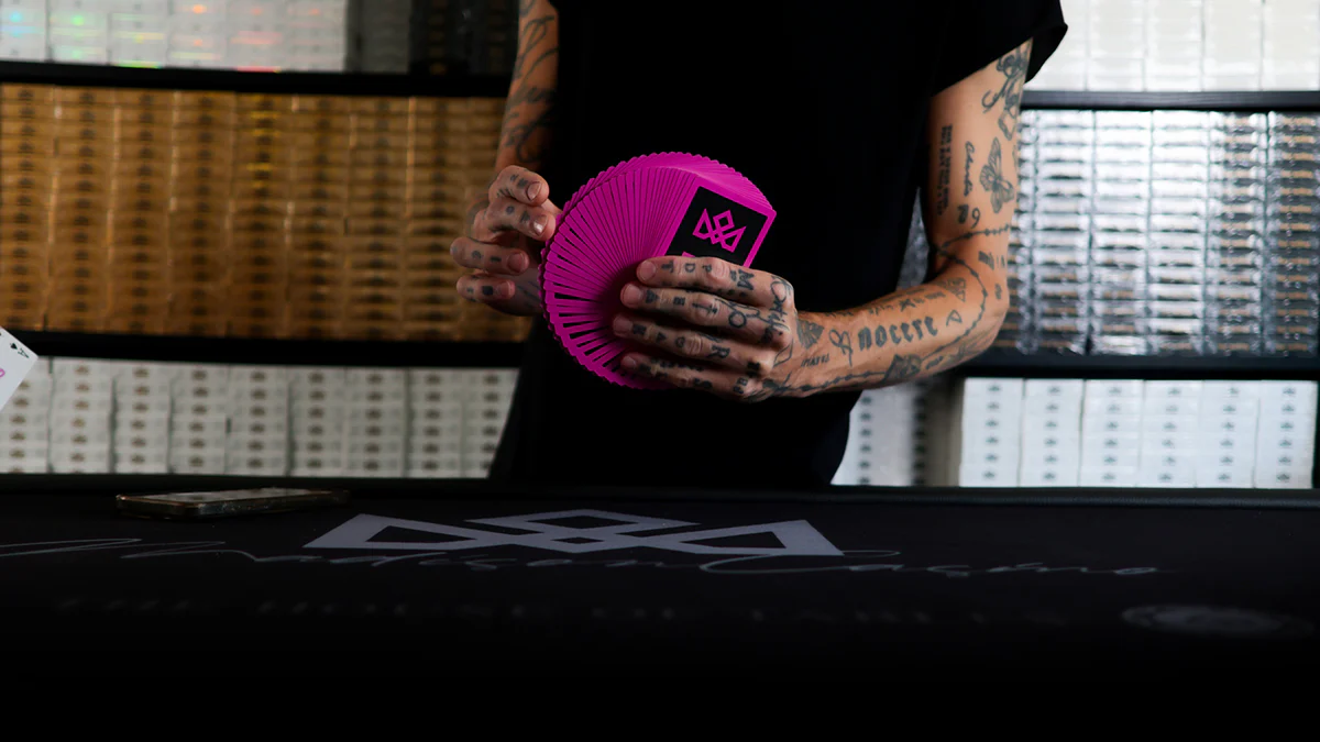 ACOLYTES Playing Cards - Pink on Black Edition - Image 11