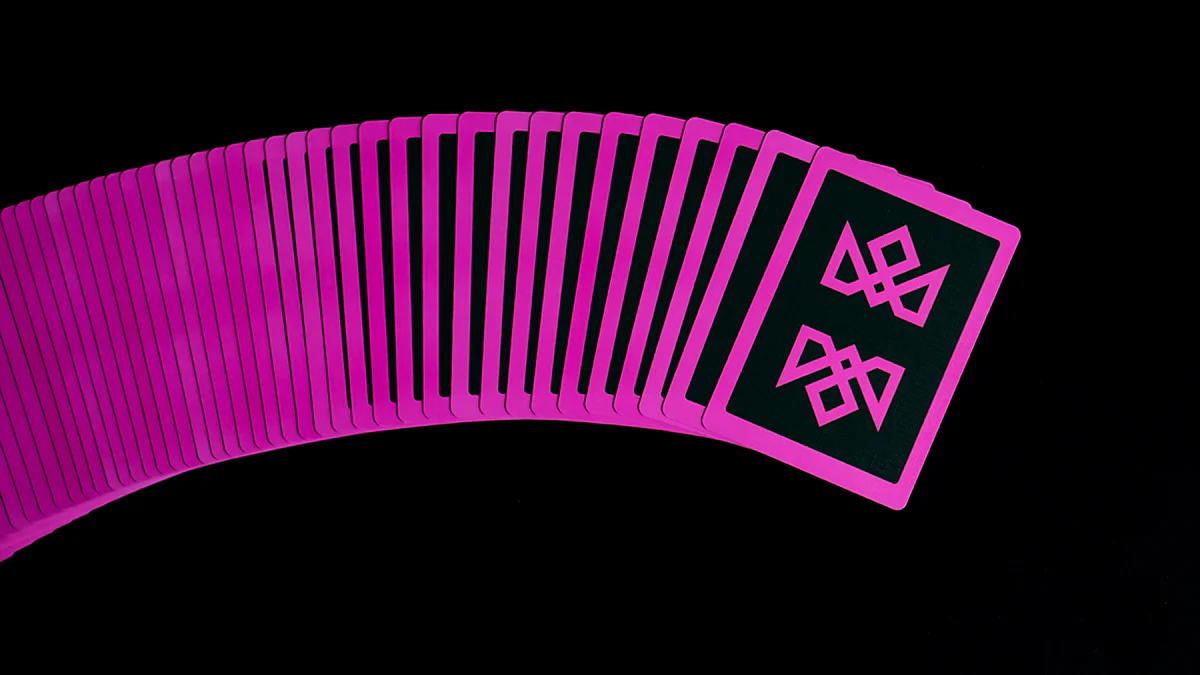 ACOLYTES Playing Cards - Pink on Black Edition - Image 4