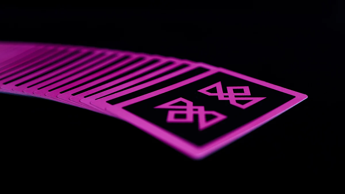 ACOLYTES Playing Cards - Pink on Black Edition - Image 6