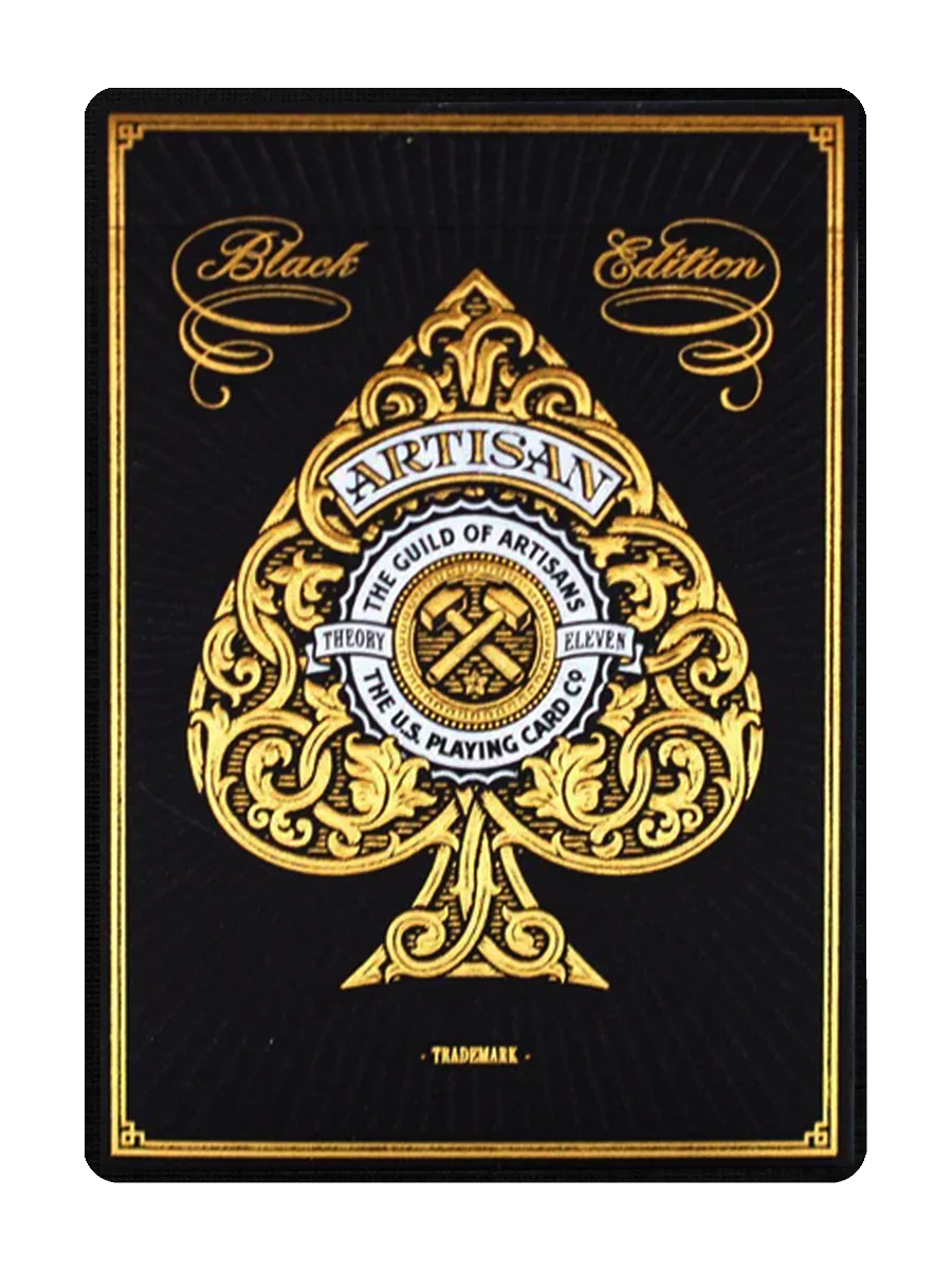 ARTISAN Playing Cards by theory11 (Black Edition)