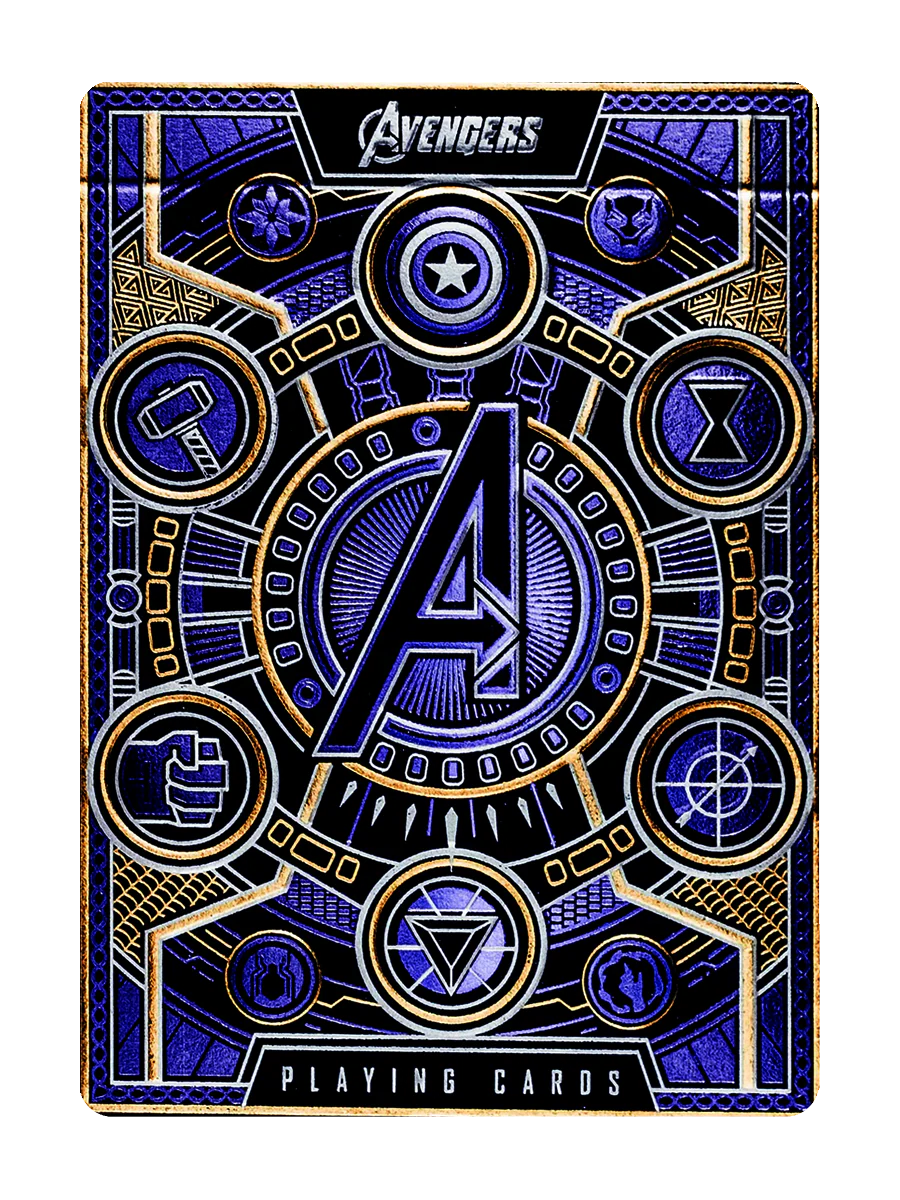 AVENGERS Playing Cards by theory11 (Purple Edition)