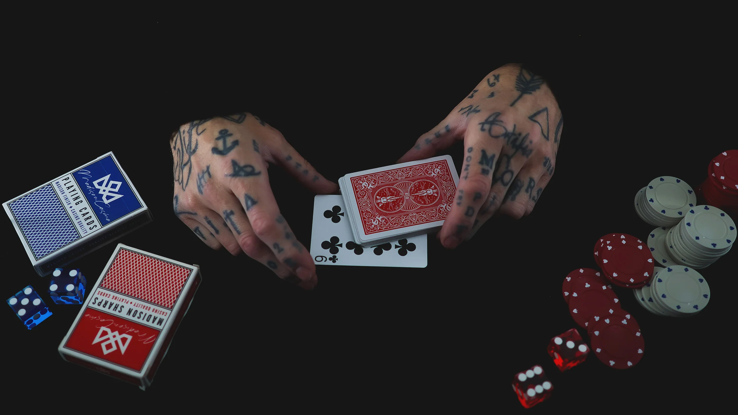 BICYCLE Rider Back Playing Cards - RED / BLUE - Image 3