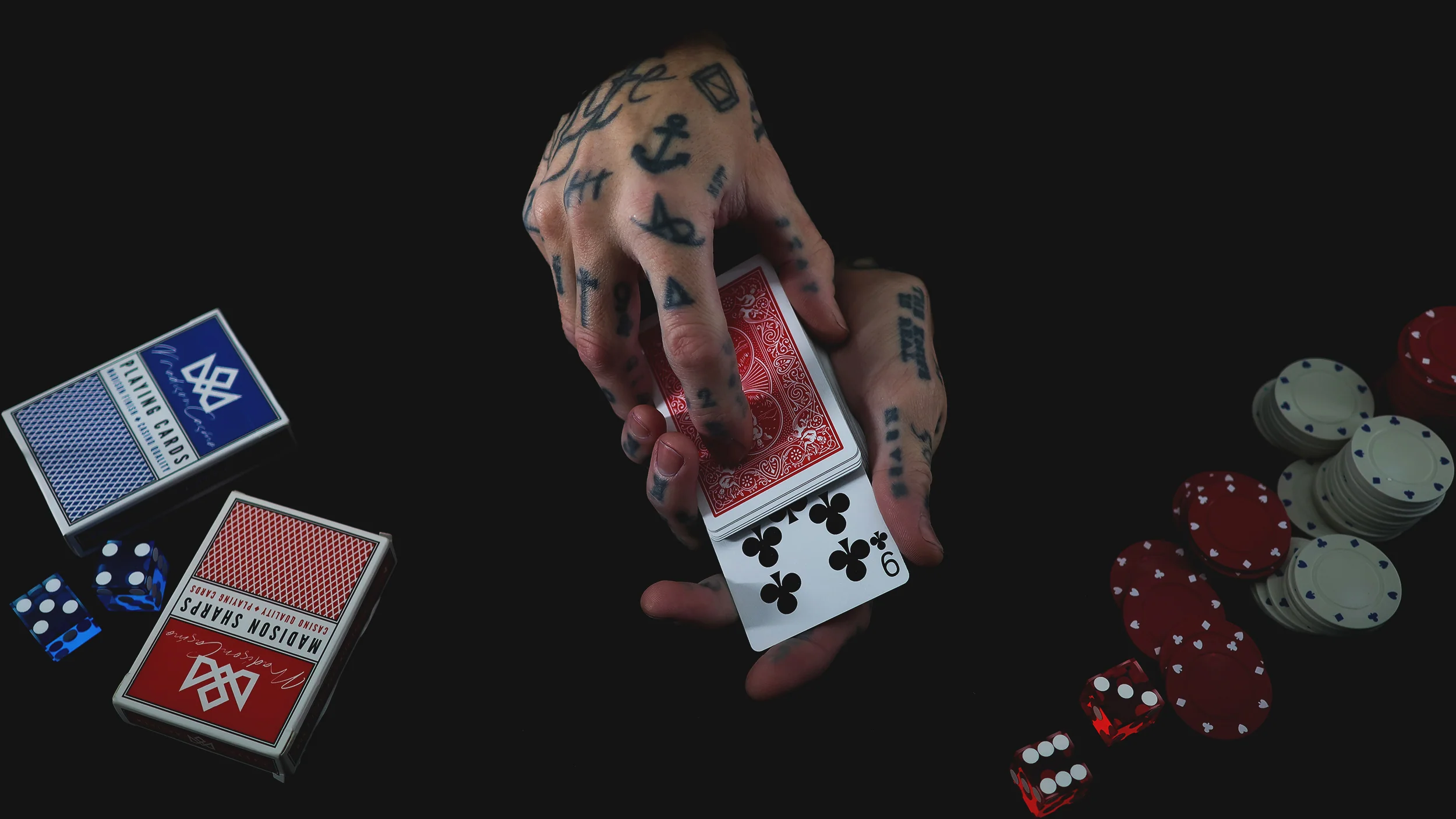 BICYCLE Rider Back Playing Cards - RED / BLUE - Image 4