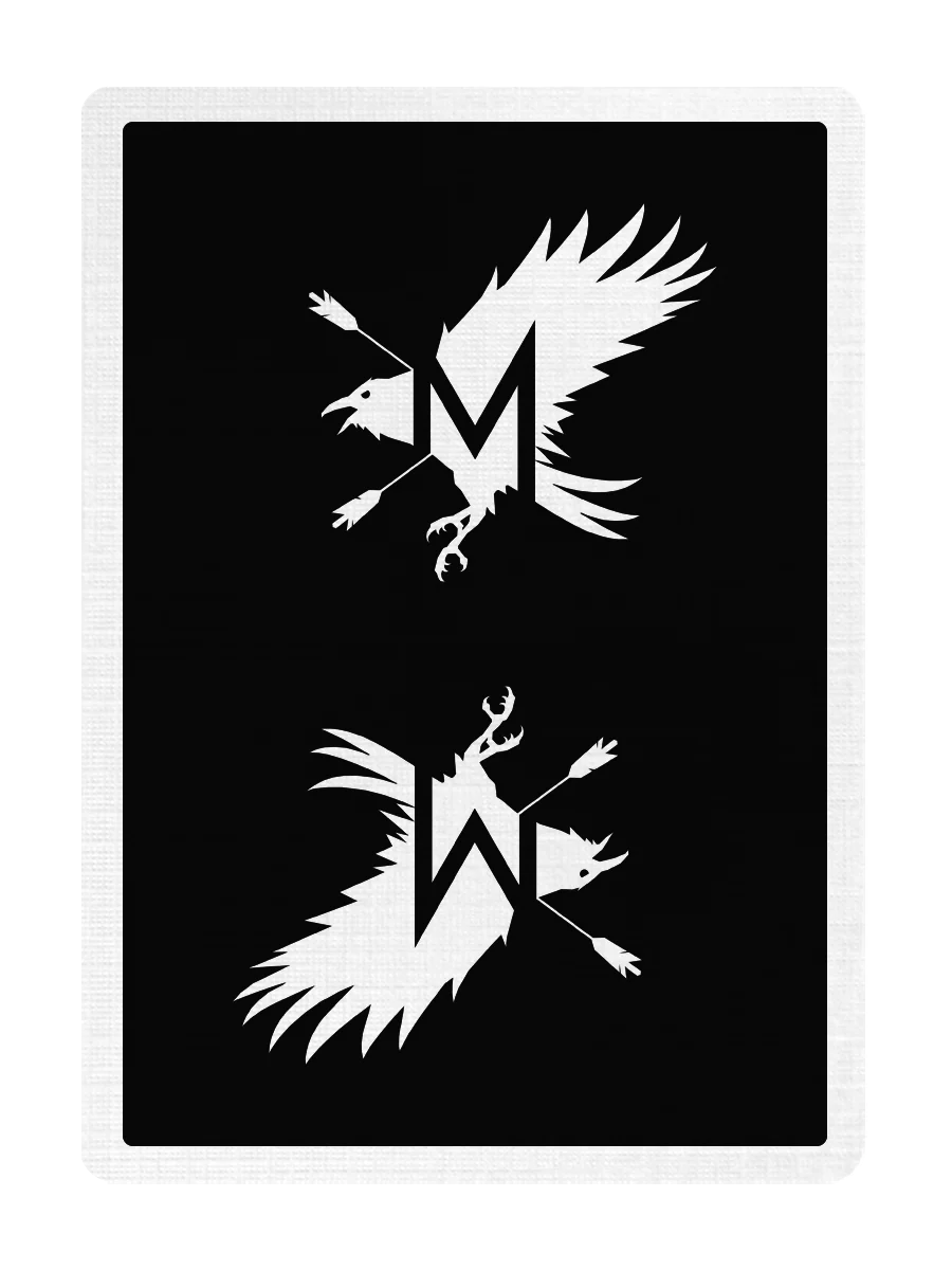 BLACK MADISON ADVOCATES Playing Cards