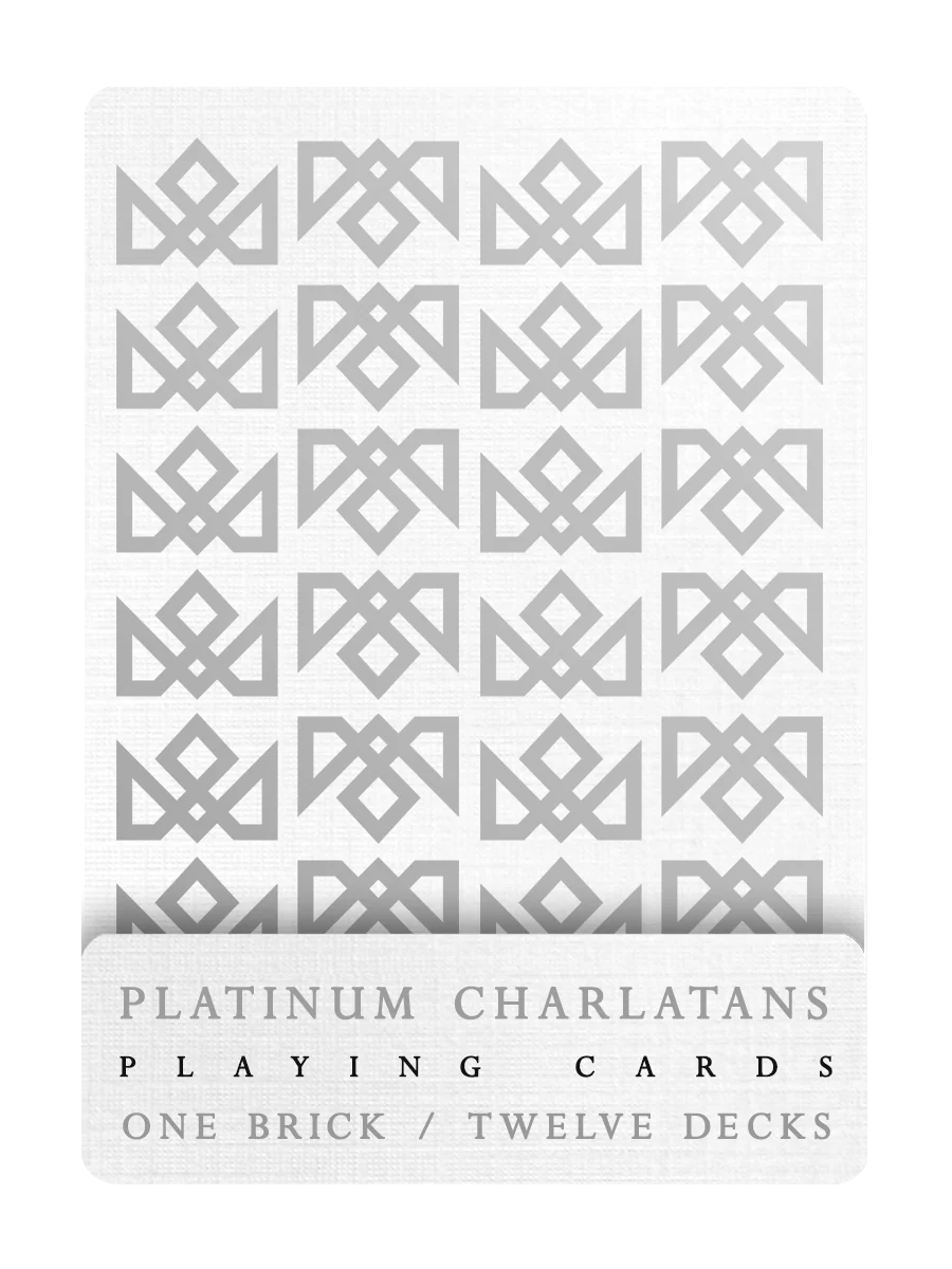 PLATINUM CHARLATANS Playing Cards - Image 51