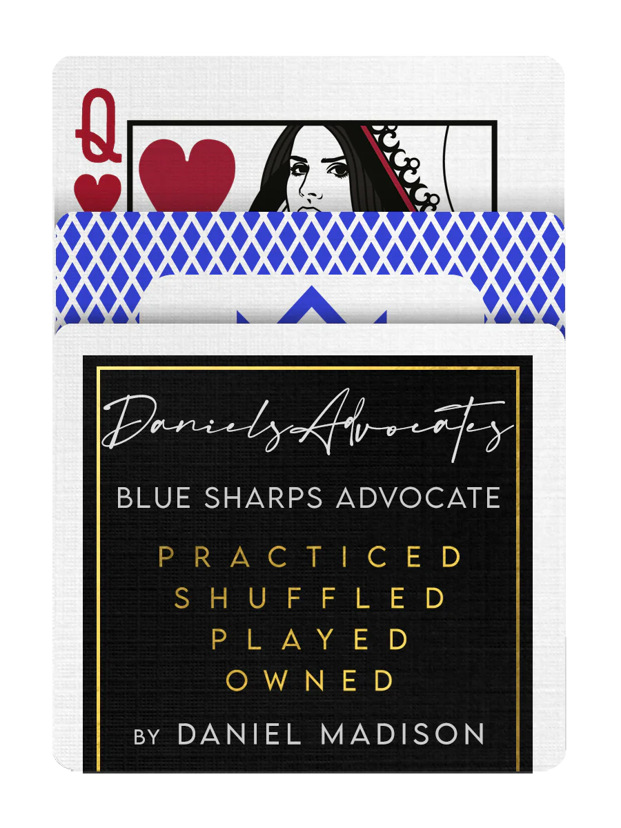 DANIEL'S ADVOCATE index - SHARPS - BLUE