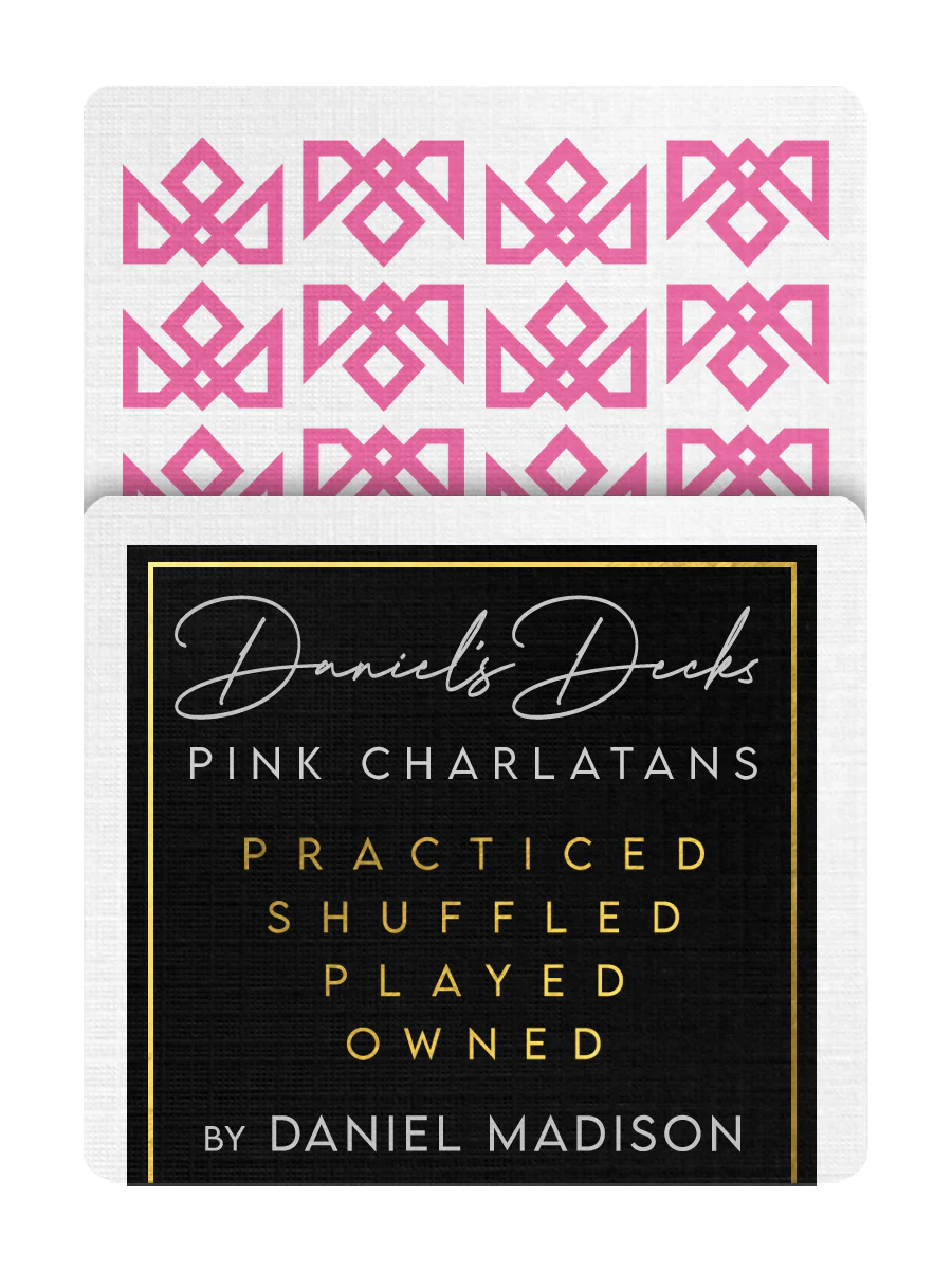 DANIEL'S PINK CHARLATAN Playing Cards