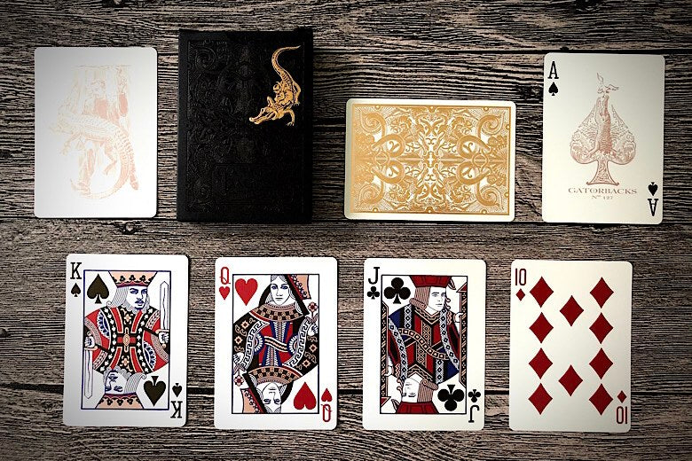 ROSE GOLD GATORBACKS by DAVID BLAINE (Rose Gold Gator/Black Tuck) - Image 4