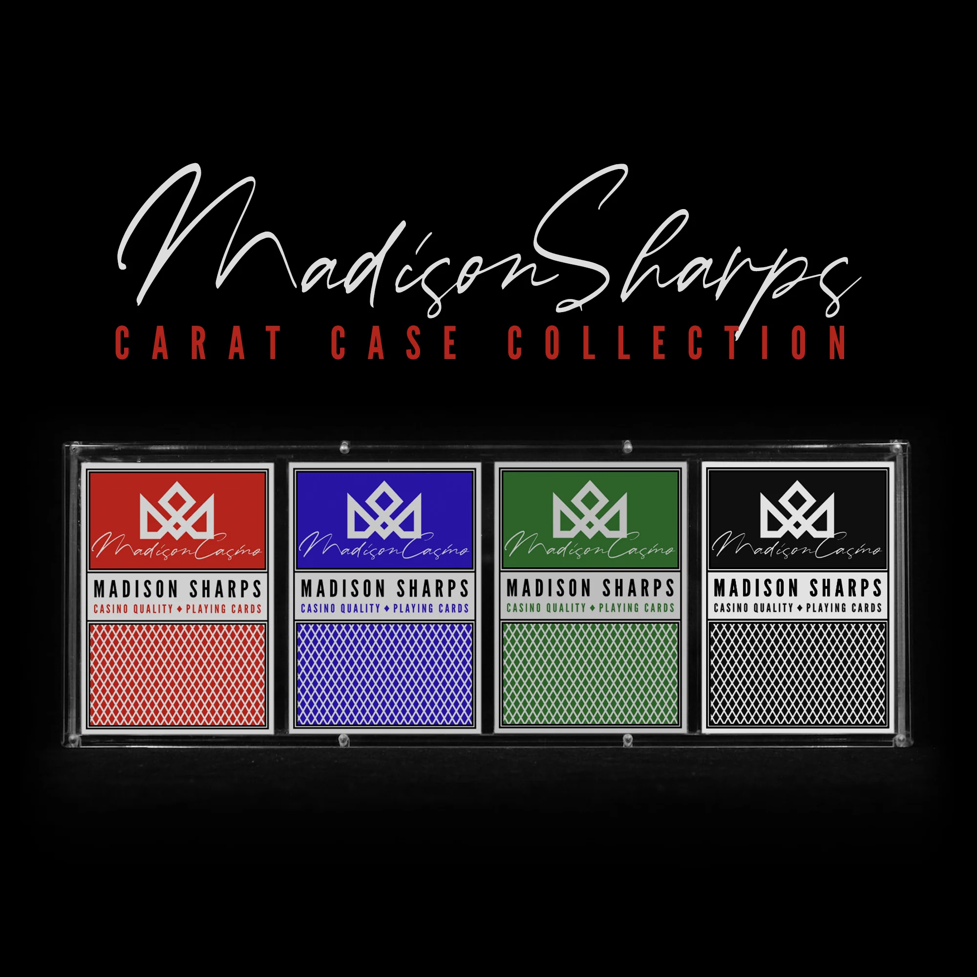 DANIELS SHARPS 4-DECK CARAT SET Playing Cards - Image 2