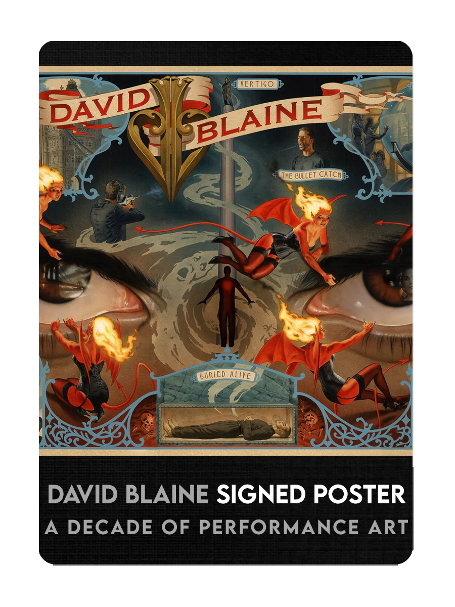 DAVID BLAINE POSTER - Signed - Image 4