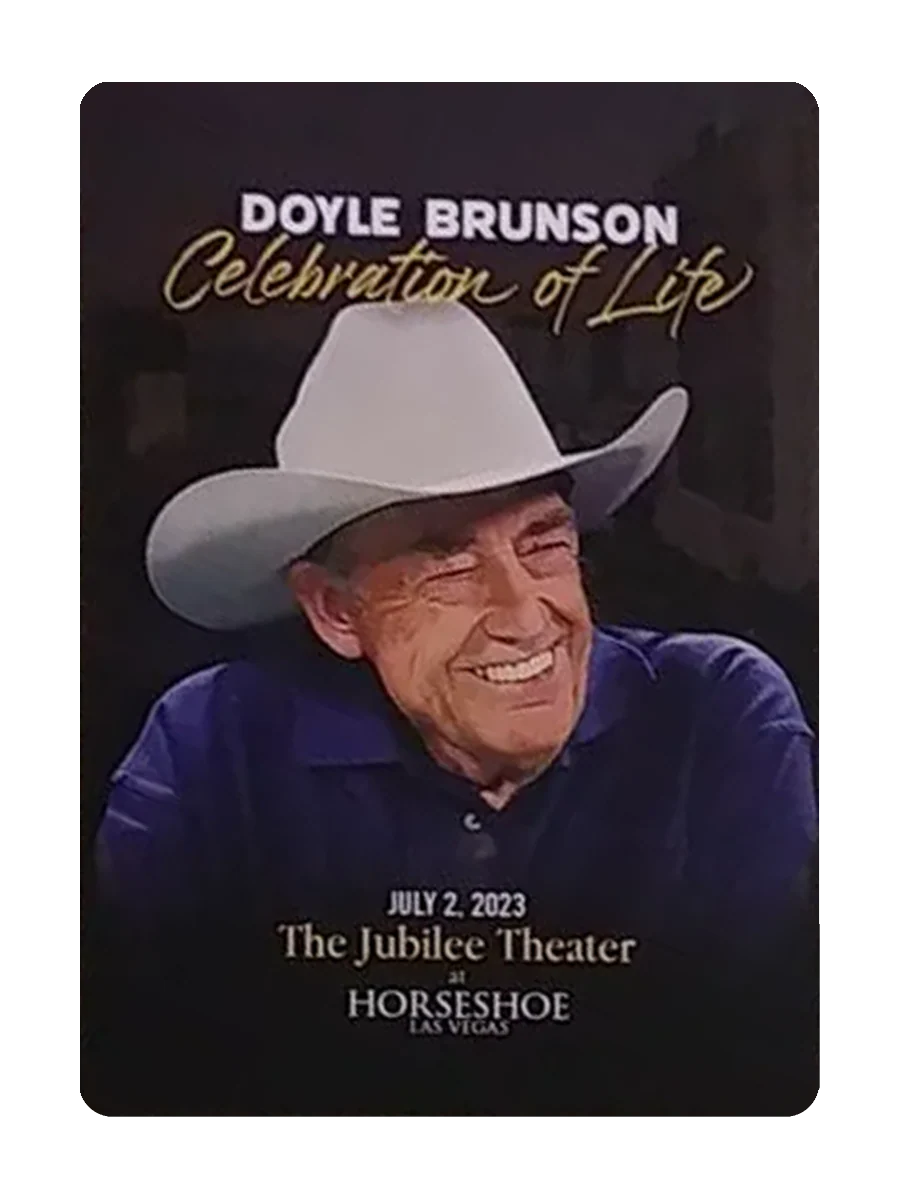 DOYLE BRUNSON 'Celebration of Life' Playing Cards - Image 11