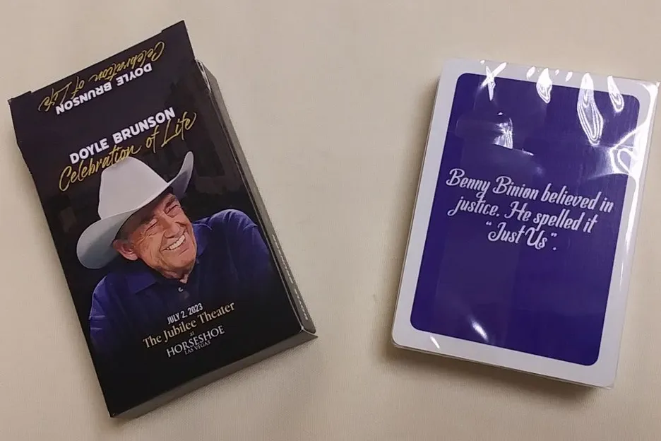 DOYLE BRUNSON 'Celebration of Life' Playing Cards - Image 4