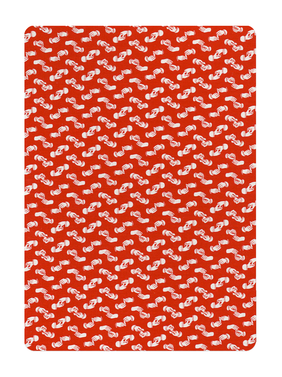 ERDNASE 1902 BEE Playing Cards- Smith Edition (Red)