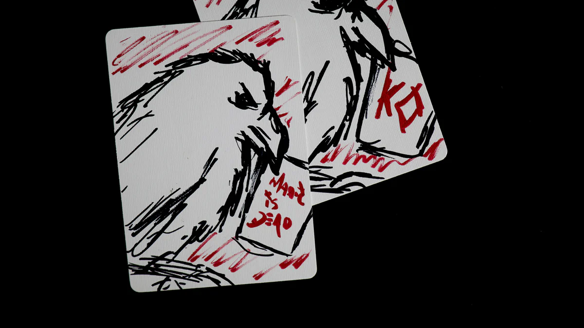 Hand Drawn SIGNATURE Playing Cards - Image 27