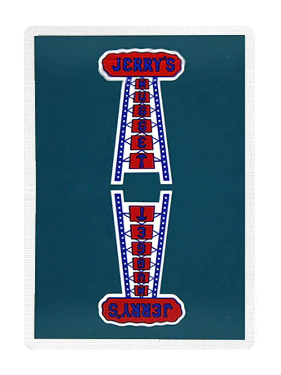 JERRY'S NUGGETS Playing Cards - Vintage Feel First Edition 66/1000 (Aqua)