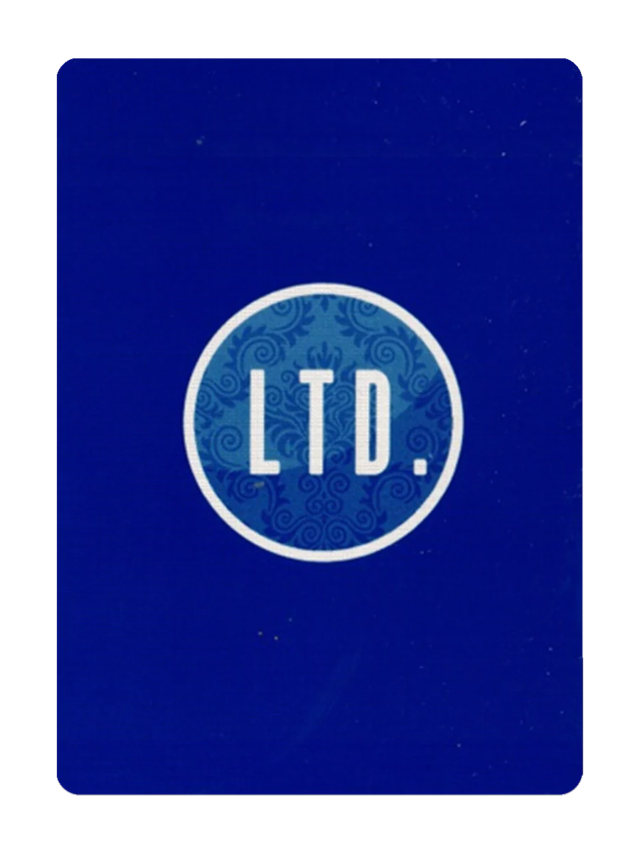 LTD (Blue) Playing Cards by PETE McKINNON