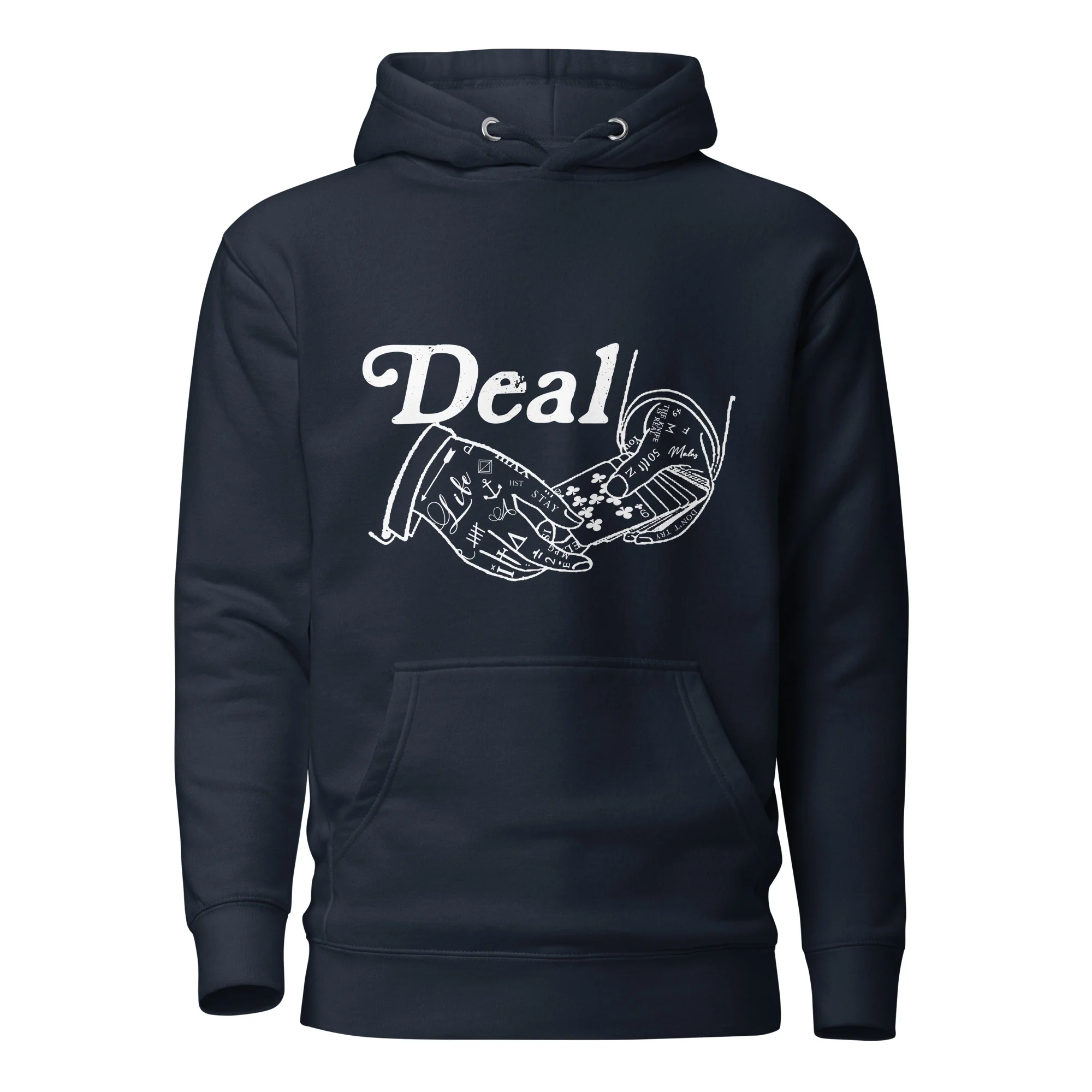 MAD DEAL HOOD ( White Print ) - Image 3