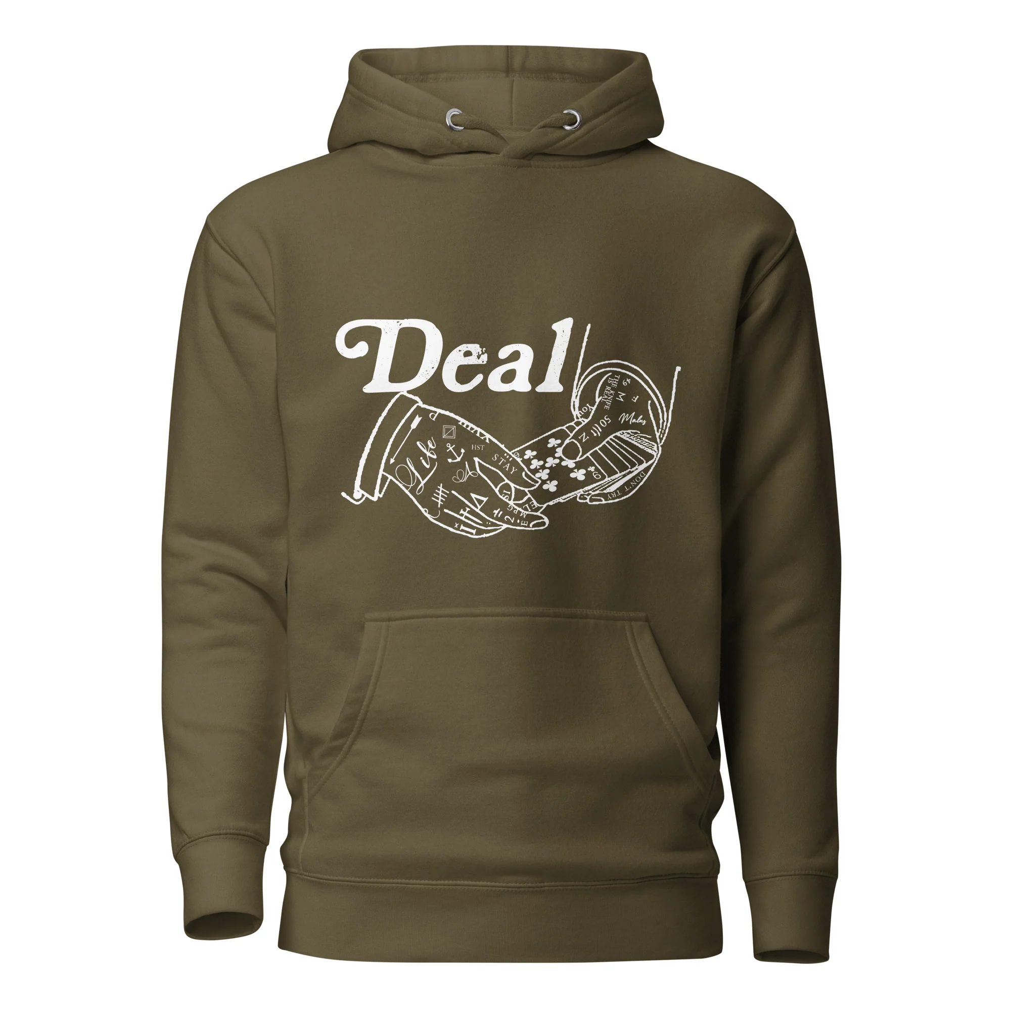 MAD DEAL HOOD ( White Print ) - Image 8