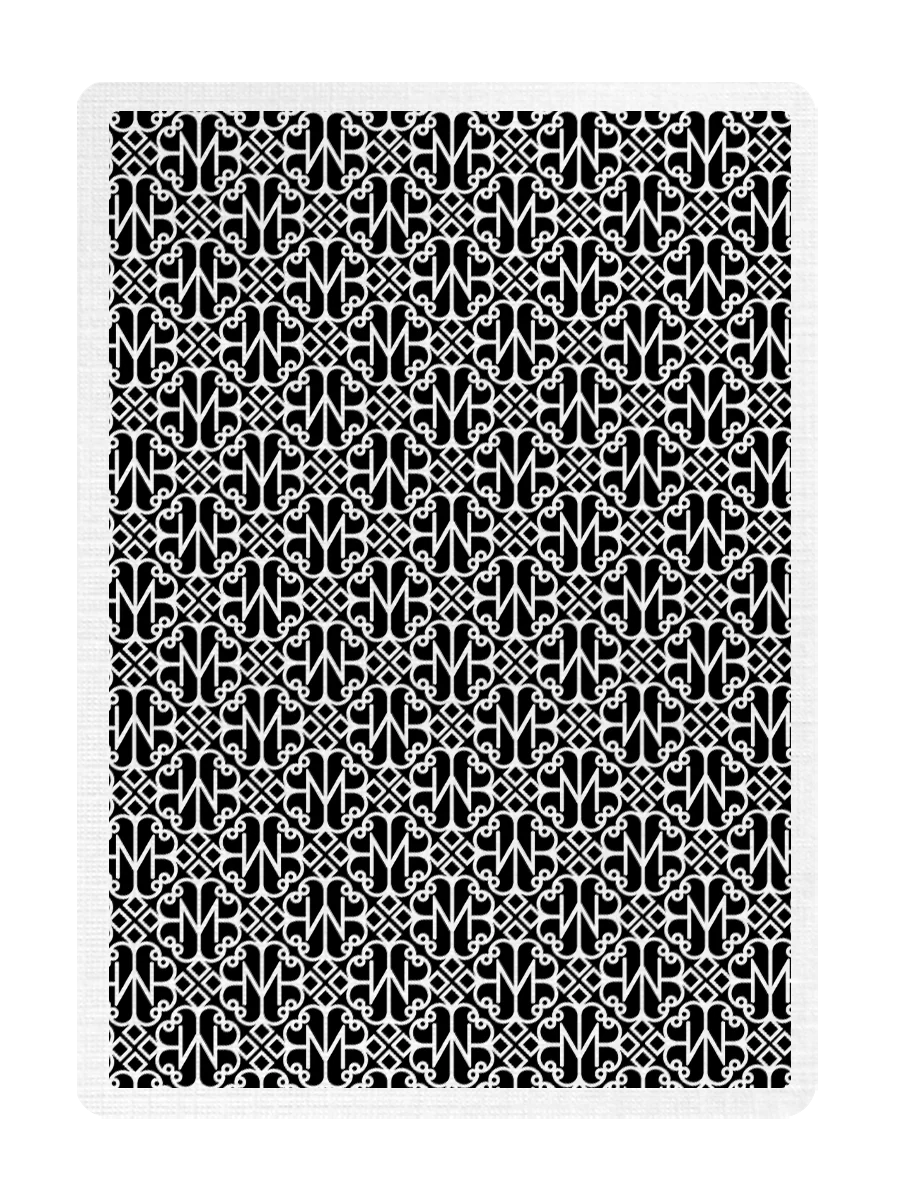 MADISON DEALERS (BLACK with BORDER) Playing Cards