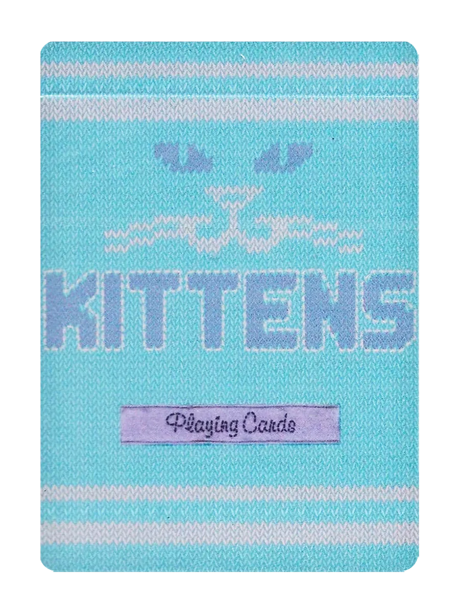 MADISON KITTENS Playing Cards ( BLUE )