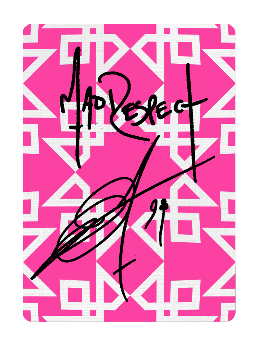 MADISON MASTERS Playing Cards - PINK - Image 13
