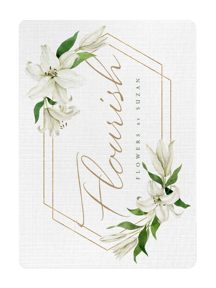 FLOURISH by SUZAN Playing Cards - MADISON ONE ENTRY