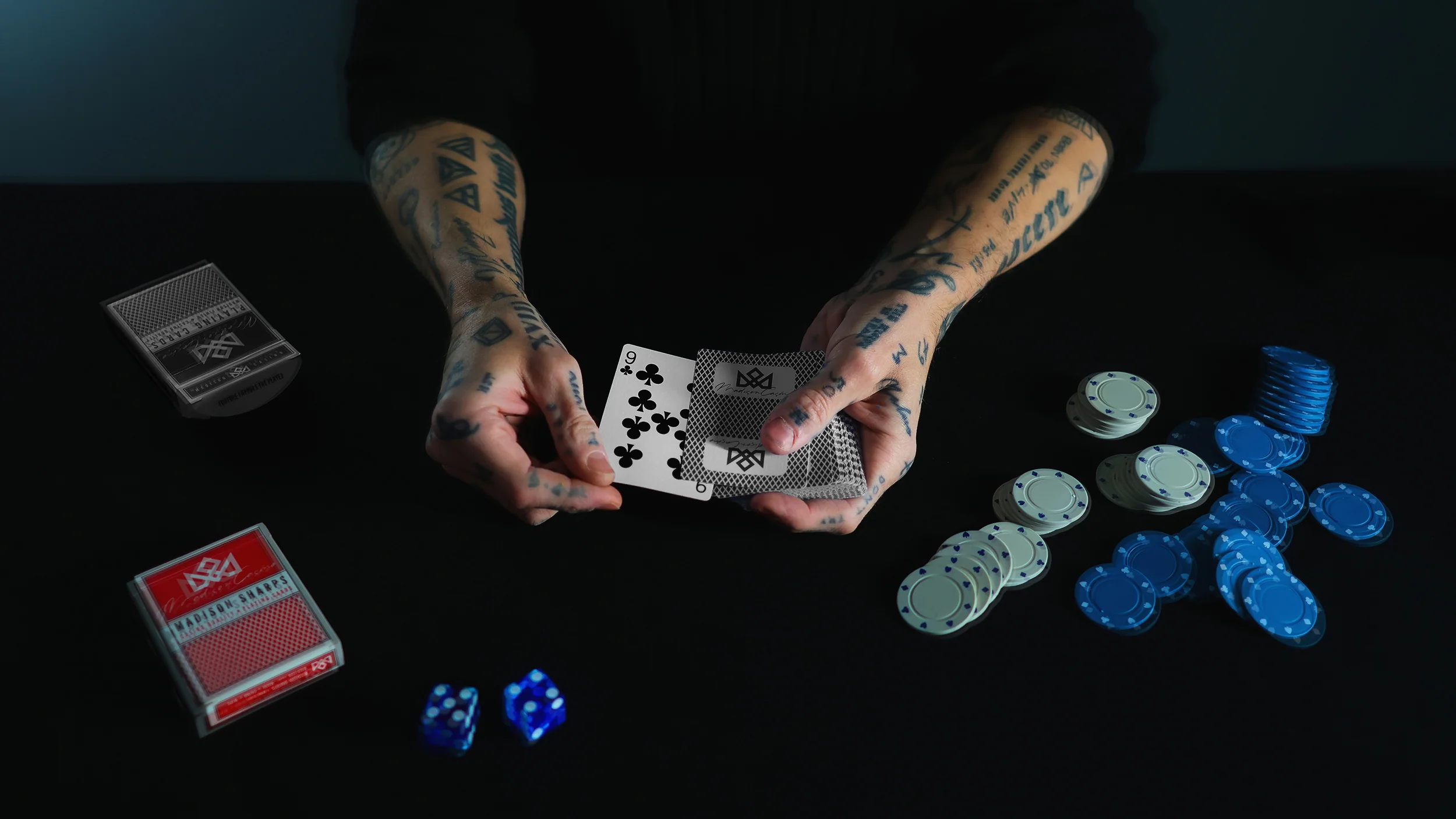 MADISON SHARPS Playing Cards - BLACK - Image 18
