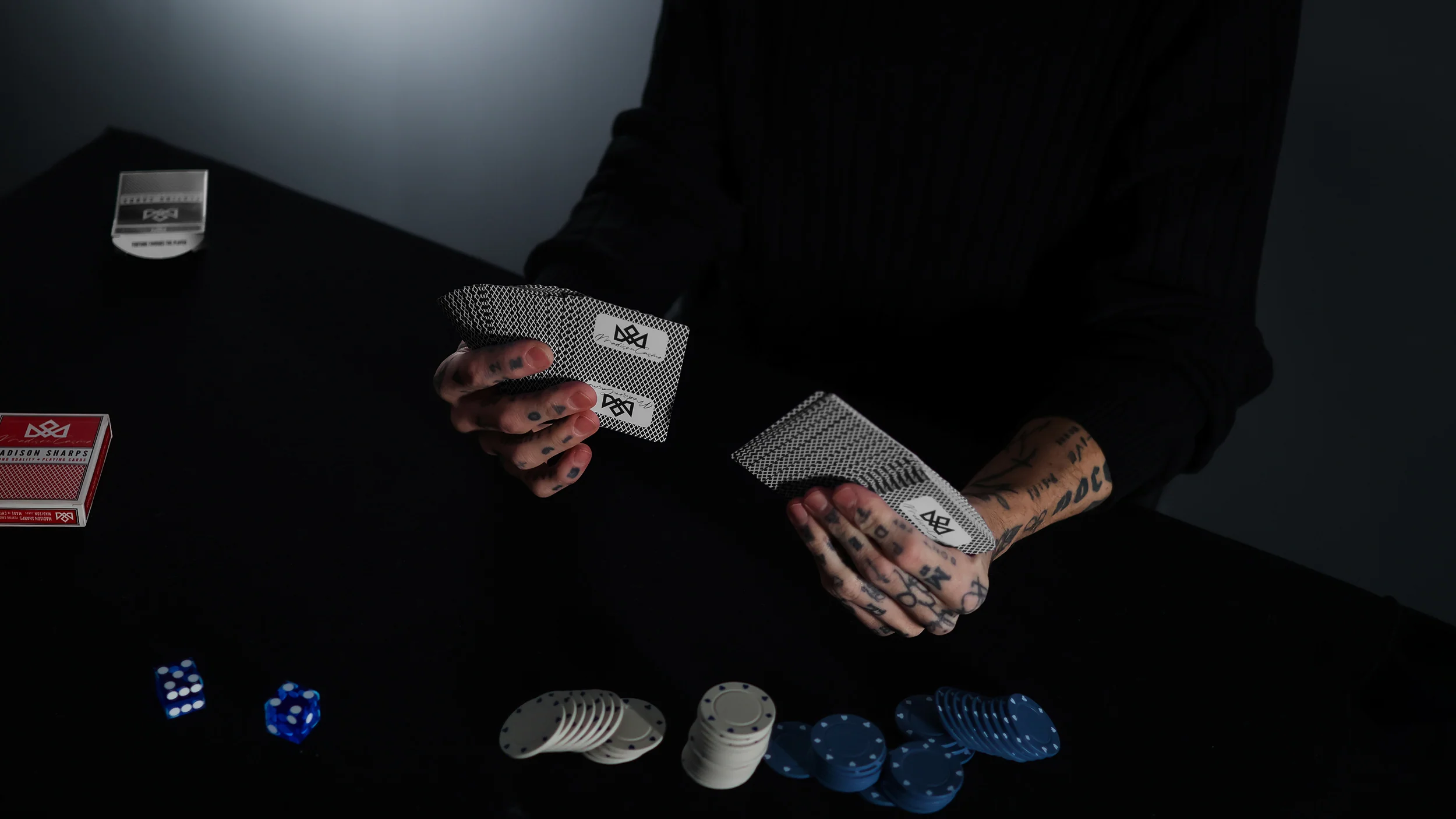 MADISON SHARPS Playing Cards - BLACK - Image 6