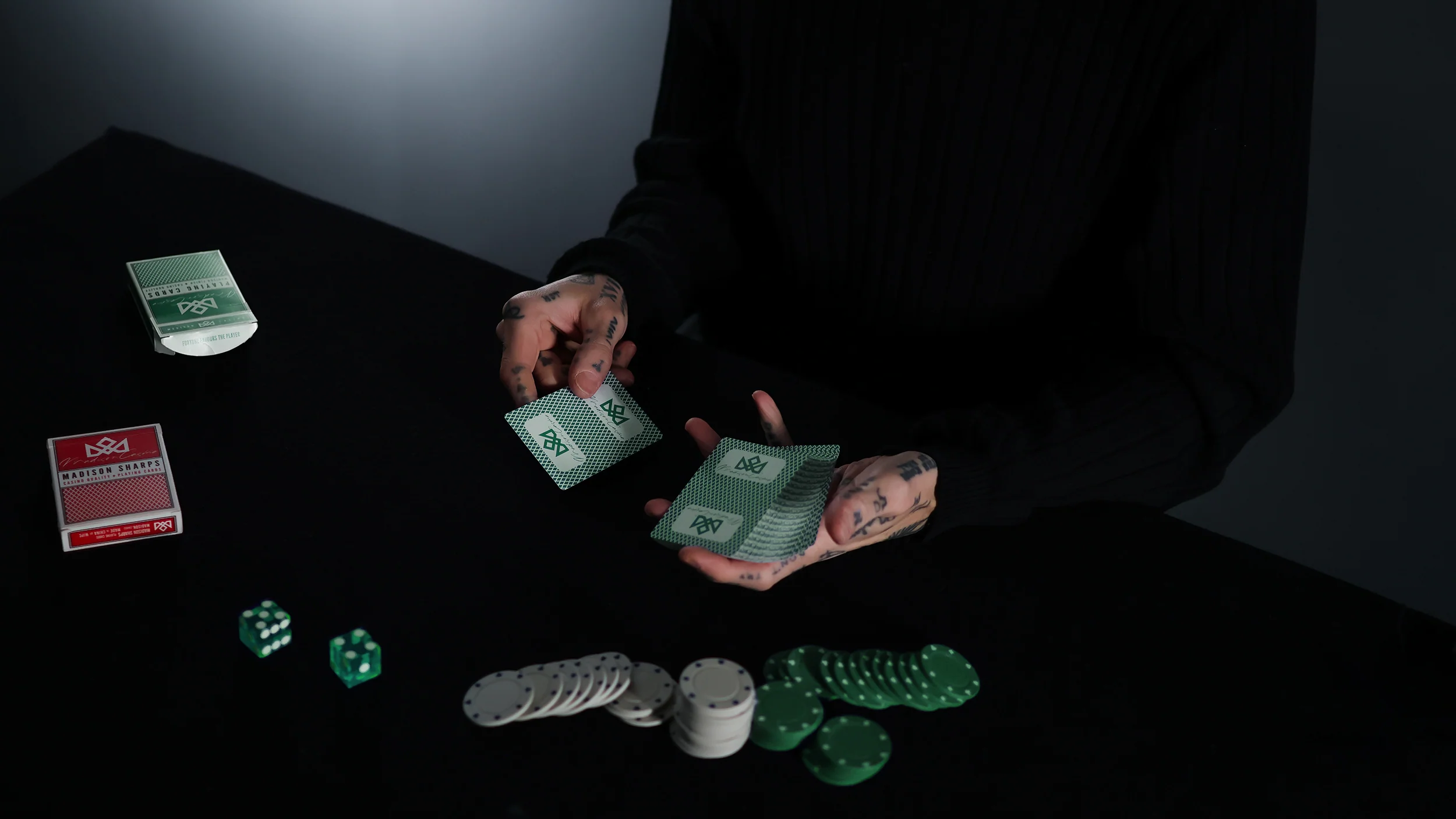 MADISON SHARPS Playing Cards - GREEN - Image 41