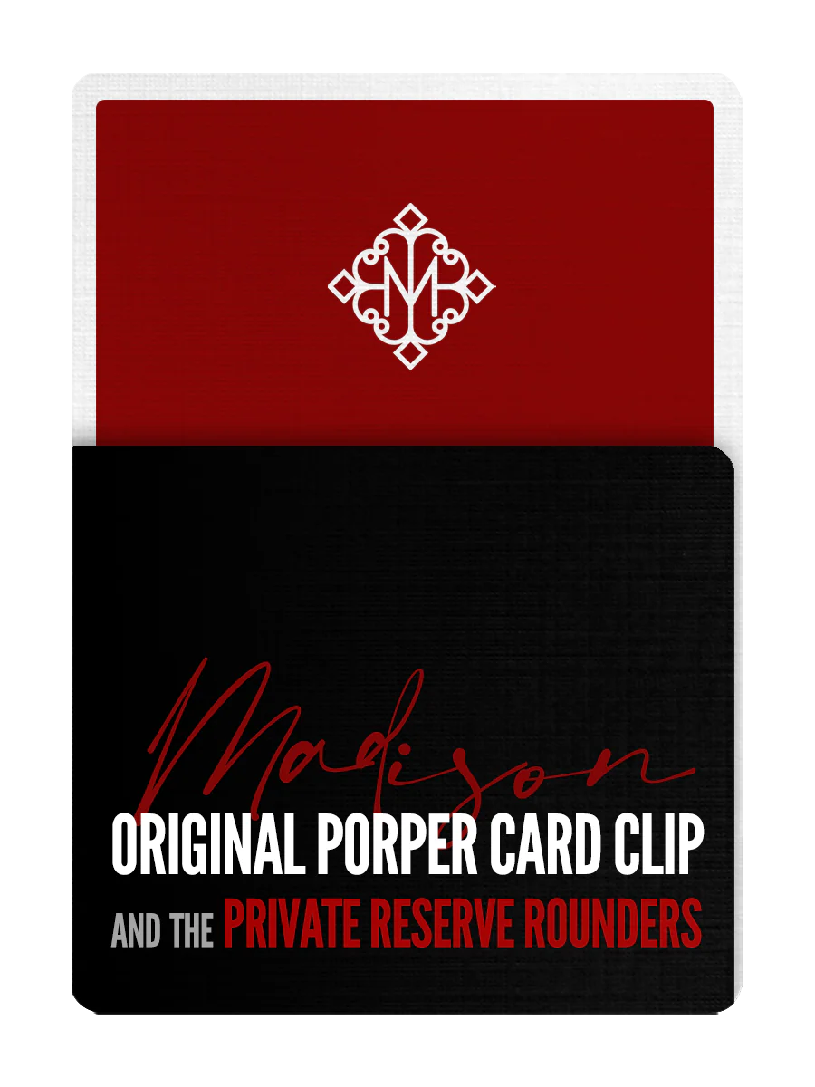 MADISON'S Original Card Clip & PRIVATE RESERVE Rounders