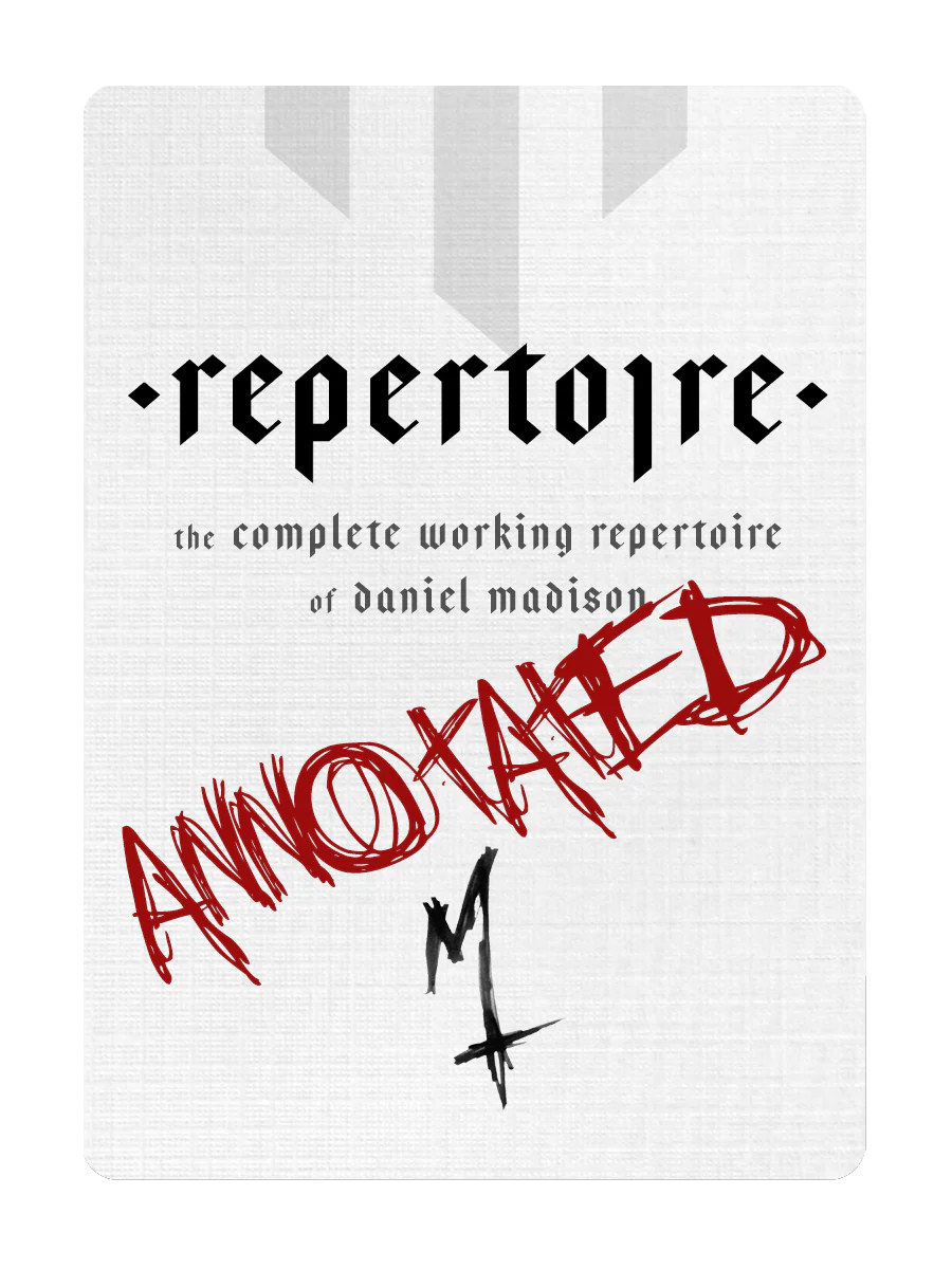 ANNOTATED - REPERTOIRE & MAGIC MANIFESTO - MADISON ONE Entry - Image 3