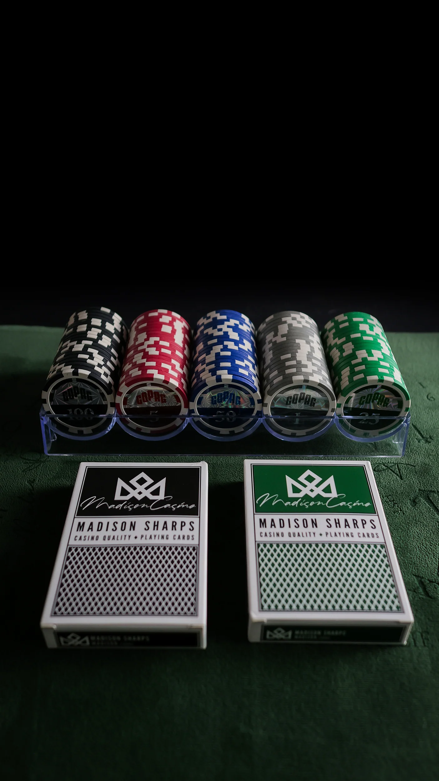 COPAG POKER CHIP TRAY SET AND SHARPS - Image 35