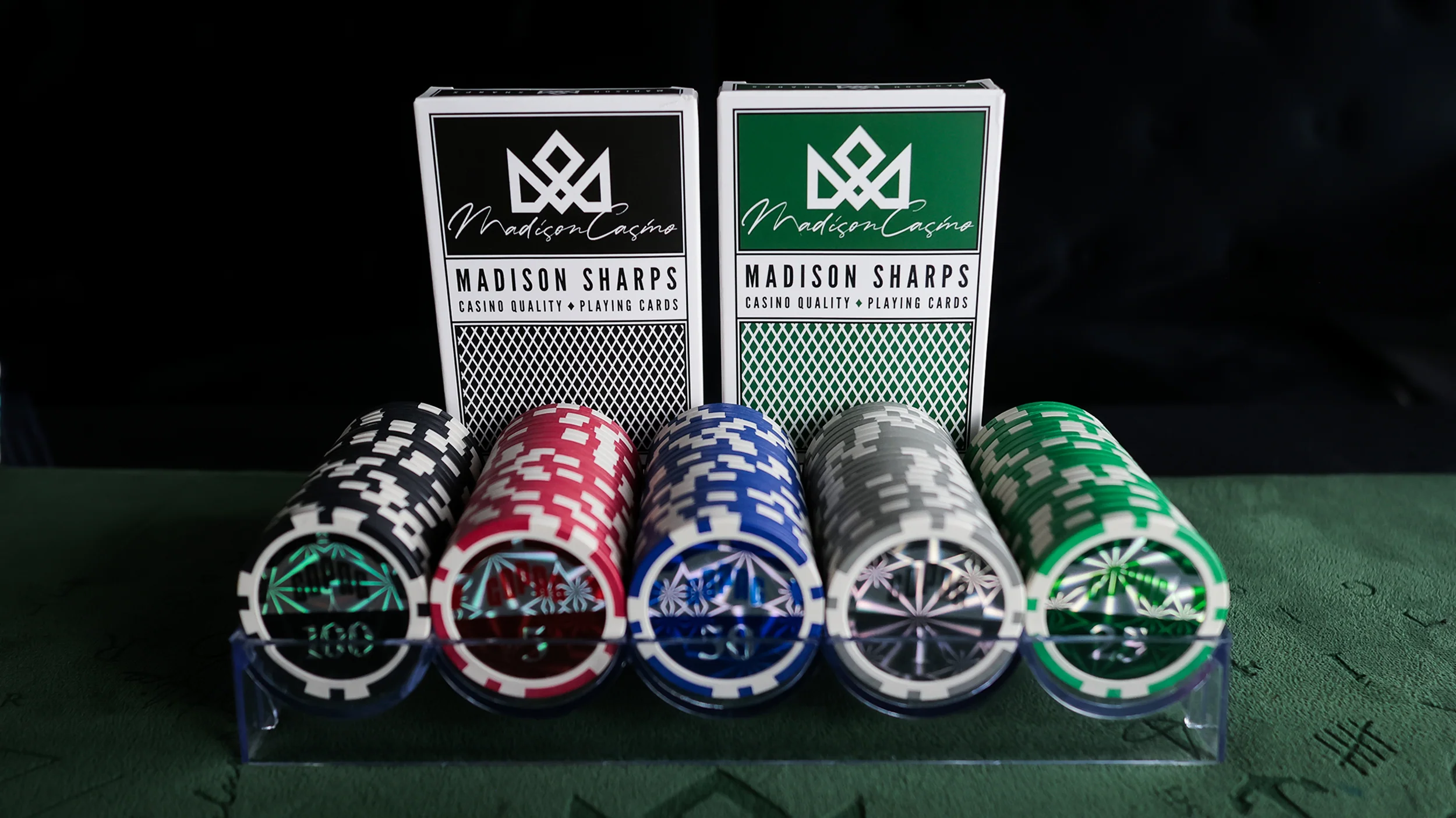 COPAG POKER CHIP TRAY SET AND SHARPS - Image 4