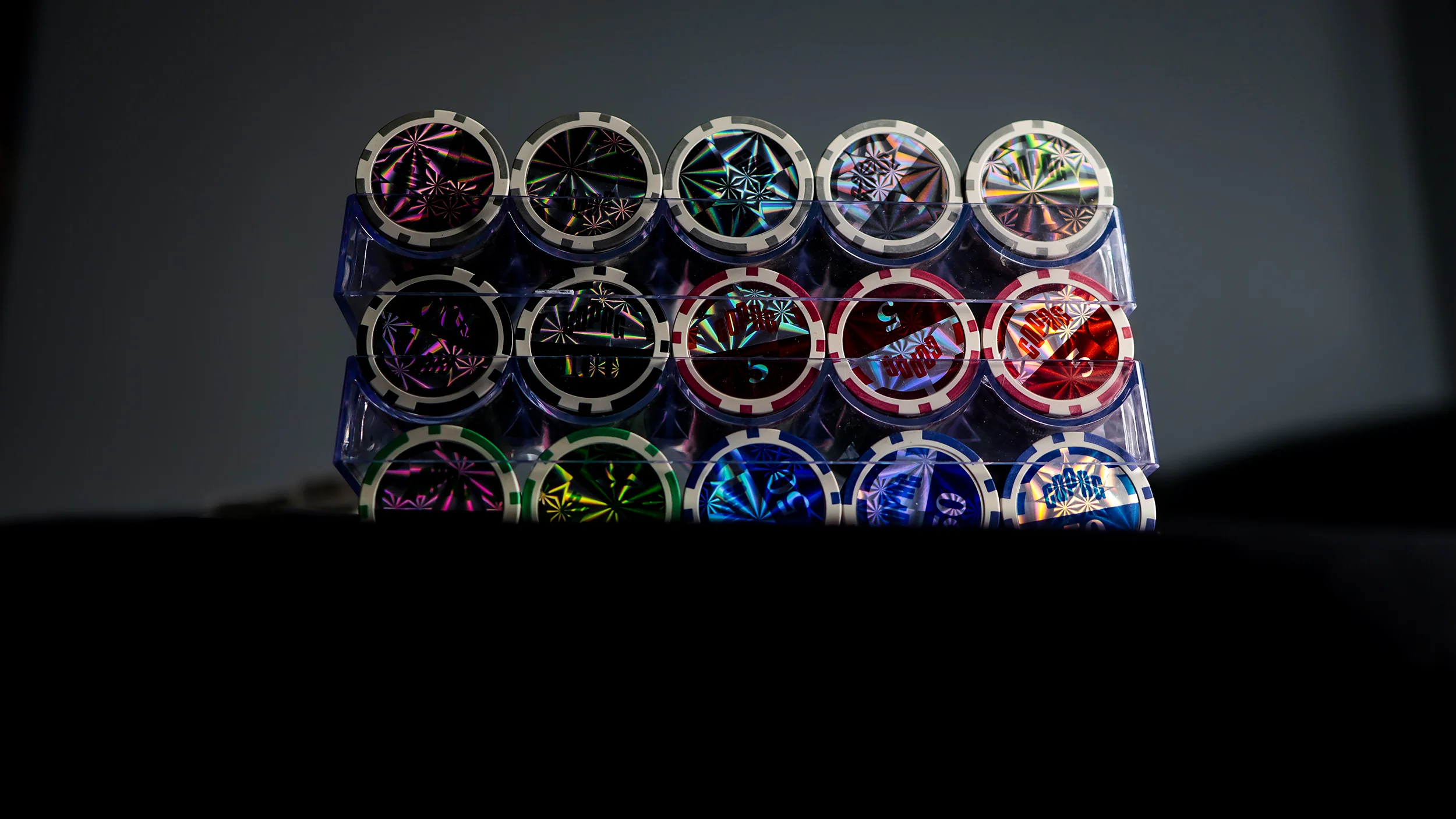 COPAG POKER CHIP TRAY SET AND SHARPS - Image 5
