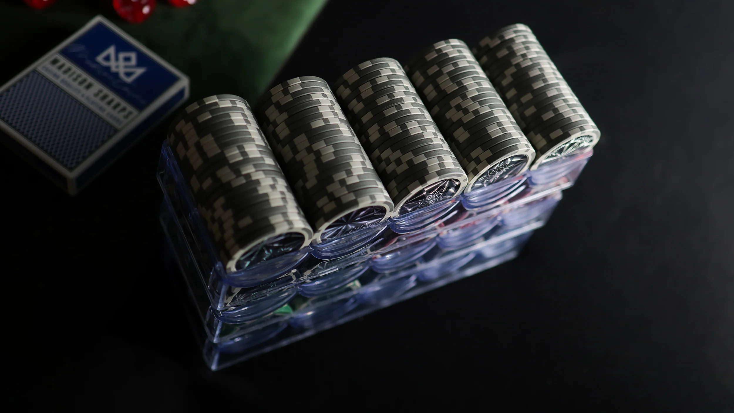 COPAG POKER CHIP TRAY SET AND SHARPS - Image 9