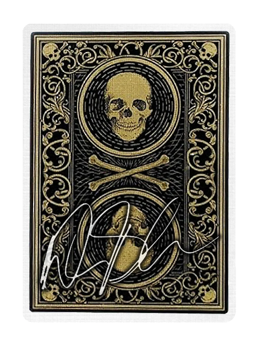 db CARBON FIBRE Card Clip & SKULL & BONES VIP - SIGNED by DAVID BLAINE - Image 3