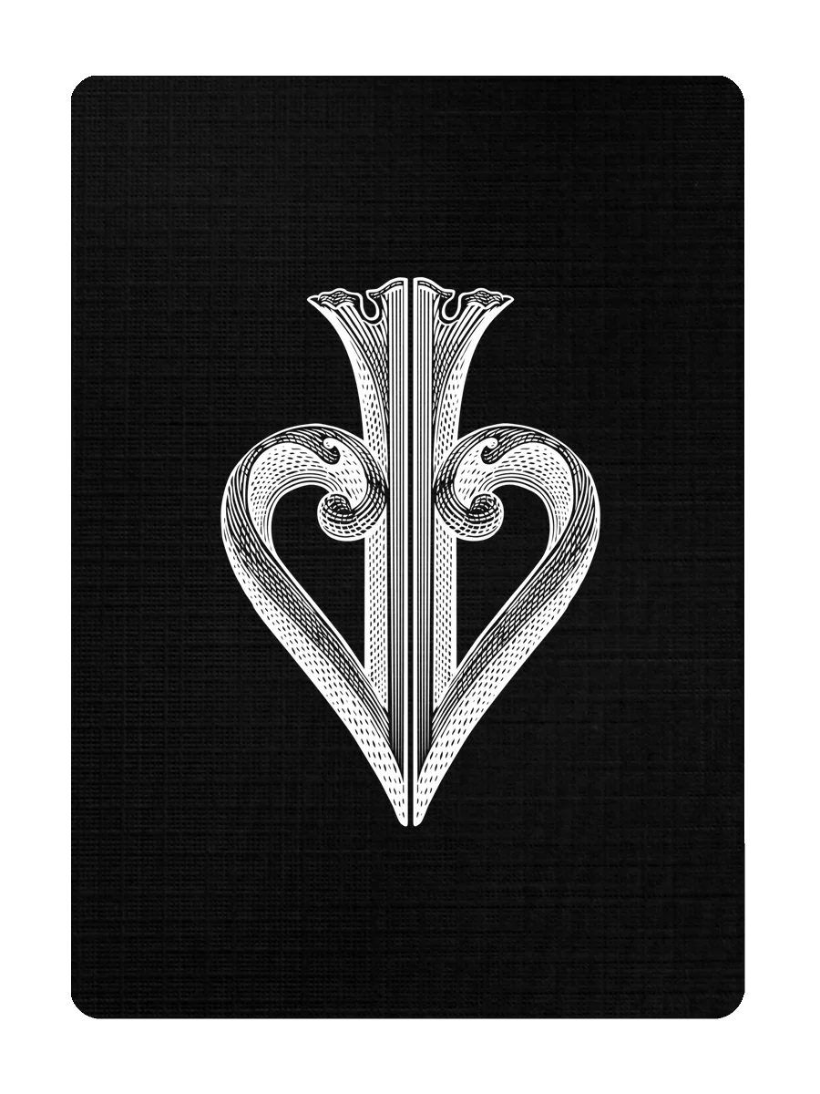 SPLIT SPADES 6 DECK SET by DAVID BLAINE in CARAT CASE