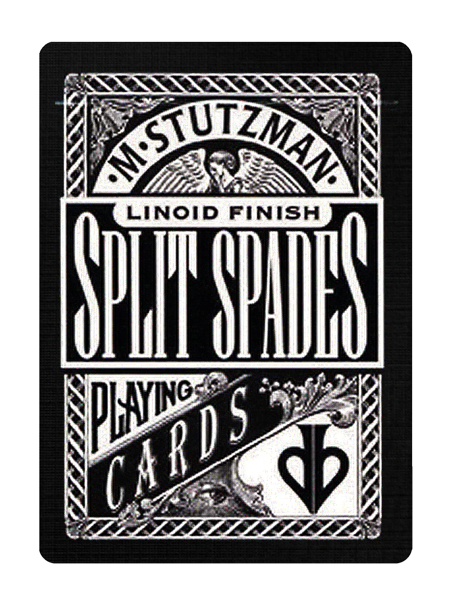 SPLIT SPADES (First Edition) Playing Cards by DAVID BLAINE (Red)
