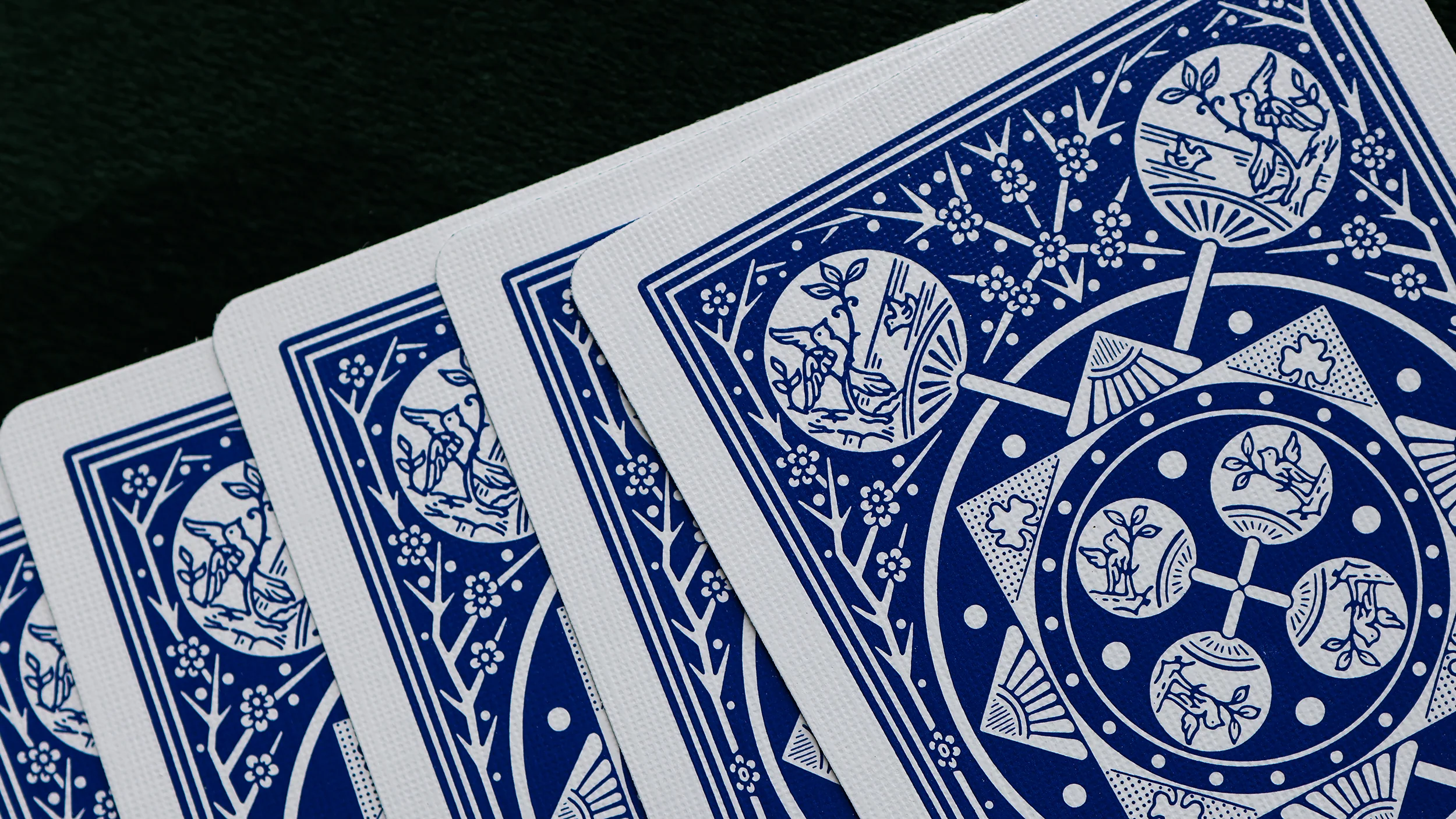 TALLY-HO Fan Back Playing Cards - RED / BLUE - Image 21