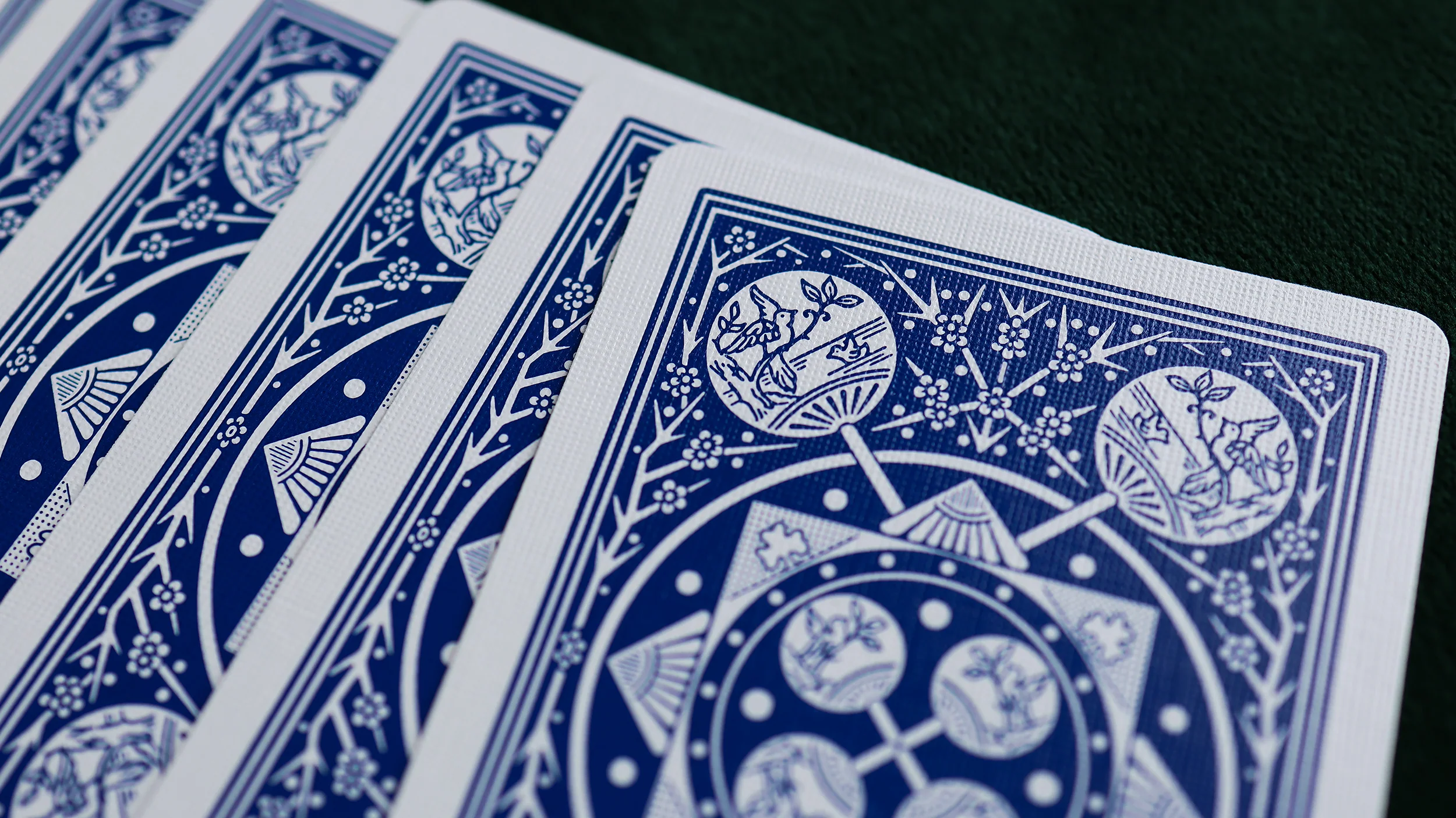 TALLY-HO Fan Back Playing Cards - RED / BLUE - Image 22