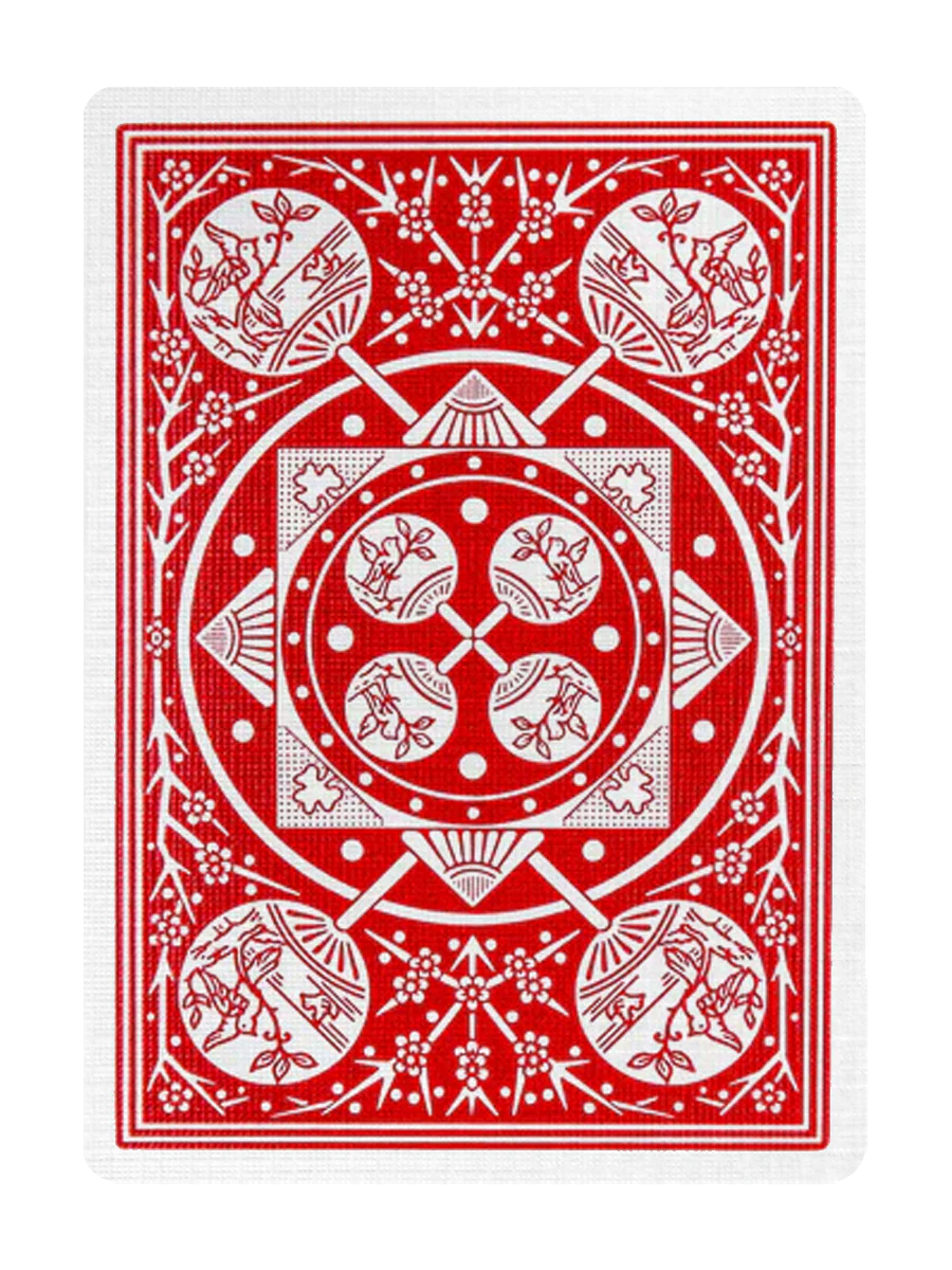 TALLY-HO Fan Back Playing Cards - RED / BLUE - Image 23