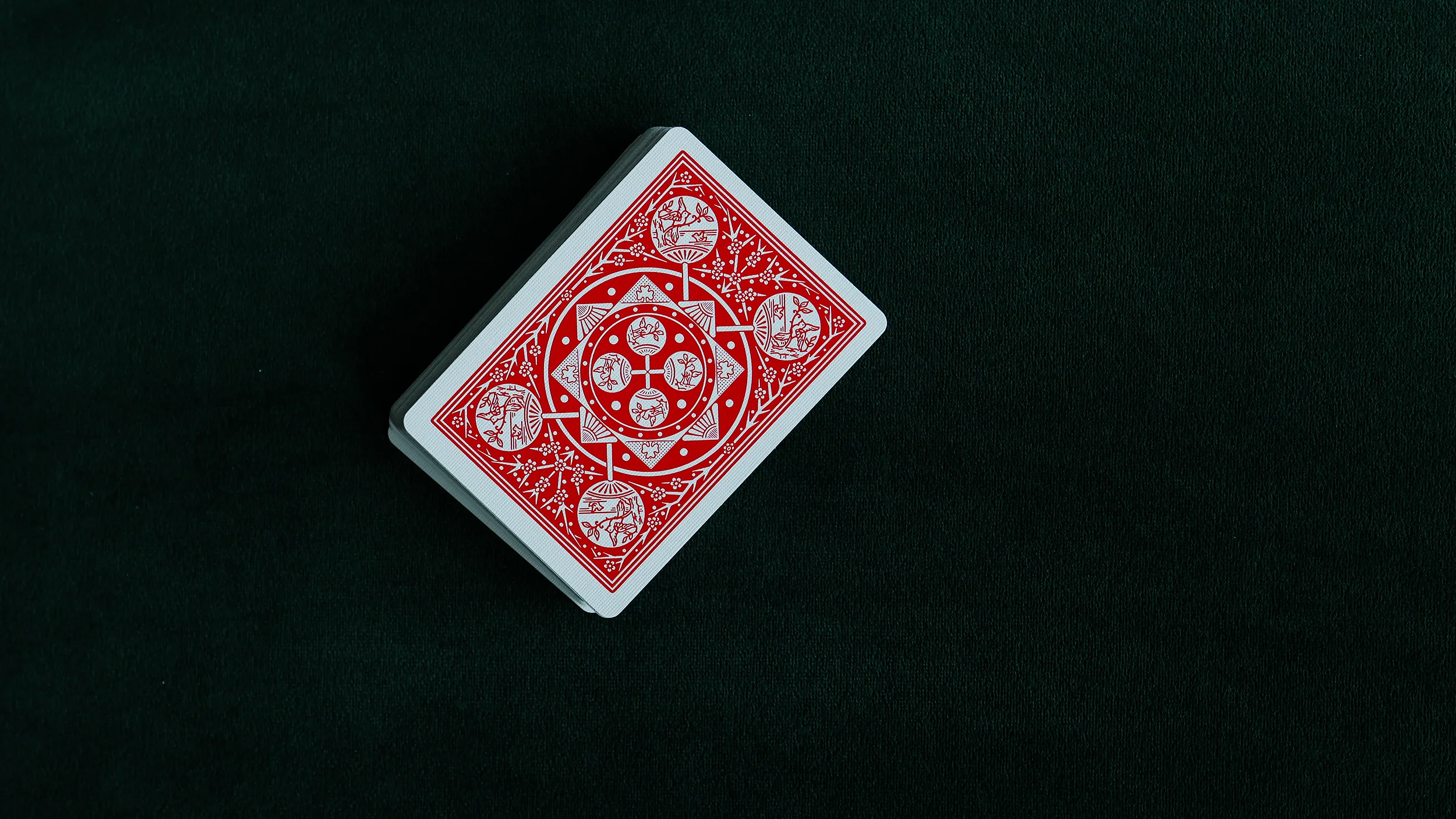 TALLY-HO Fan Back Playing Cards - RED / BLUE - Image 8